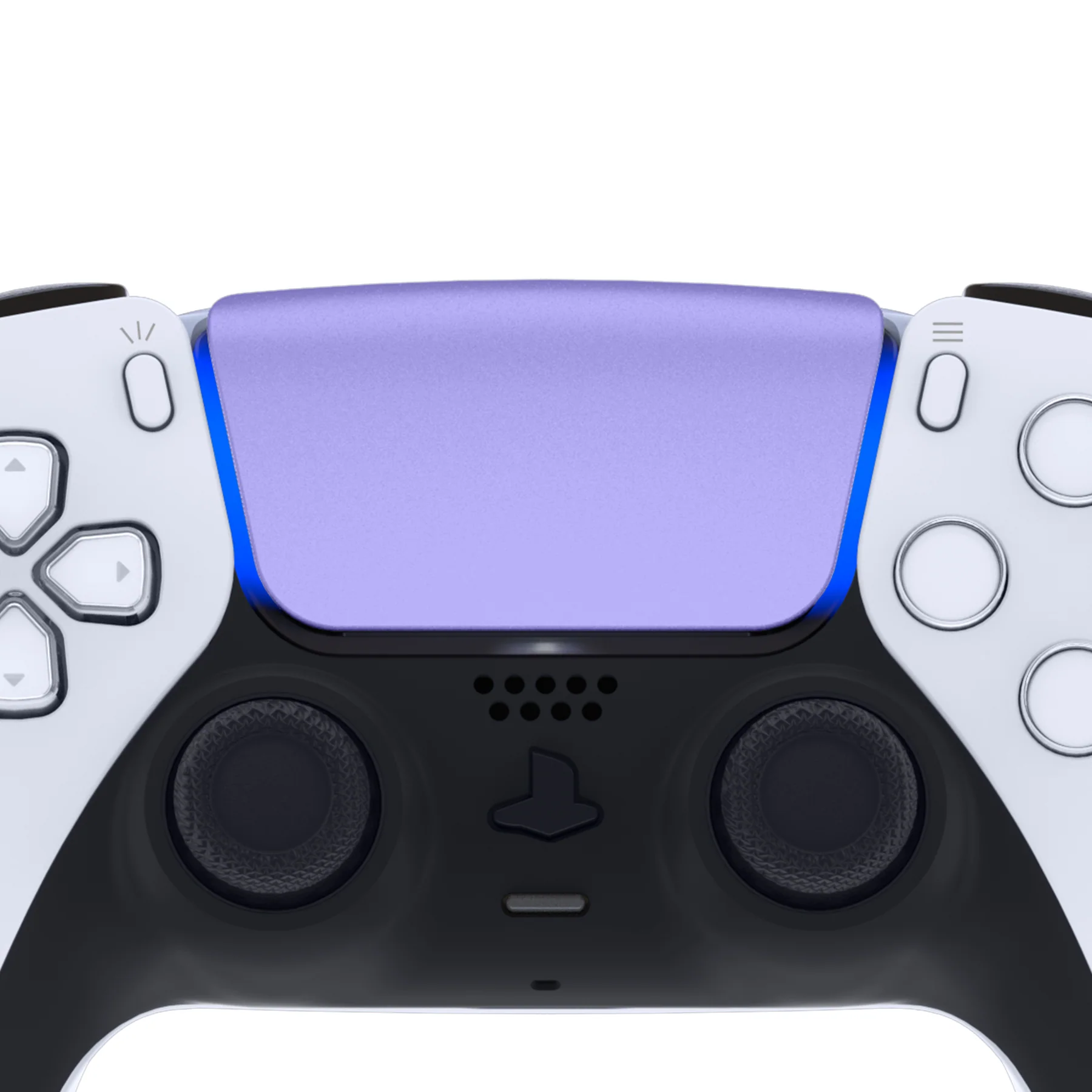 eXtremeRate Replacement Custom Touchpad Cover Compatible with PS5 Controller BDM-010/020/030/040/050/060 - Metallic Snowstorm Mauve - Image 4