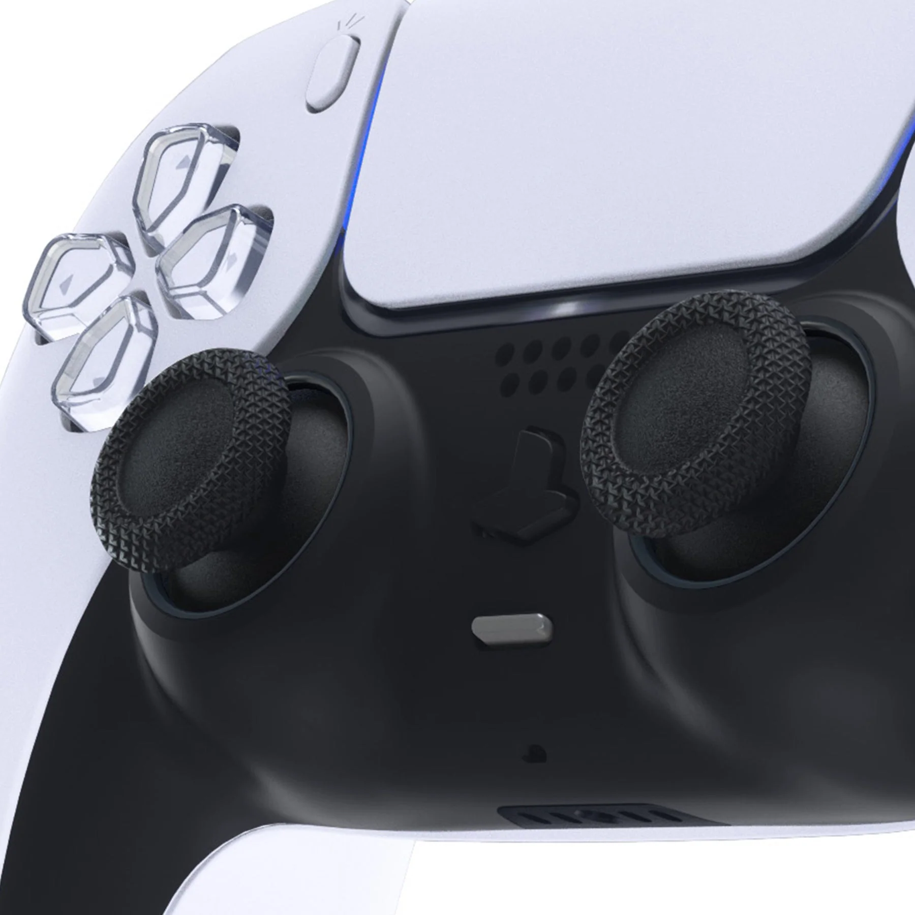 eXtremeRate Custom Replacement Accent Rings for PS5 Controller - Midnight Blue - Image 5