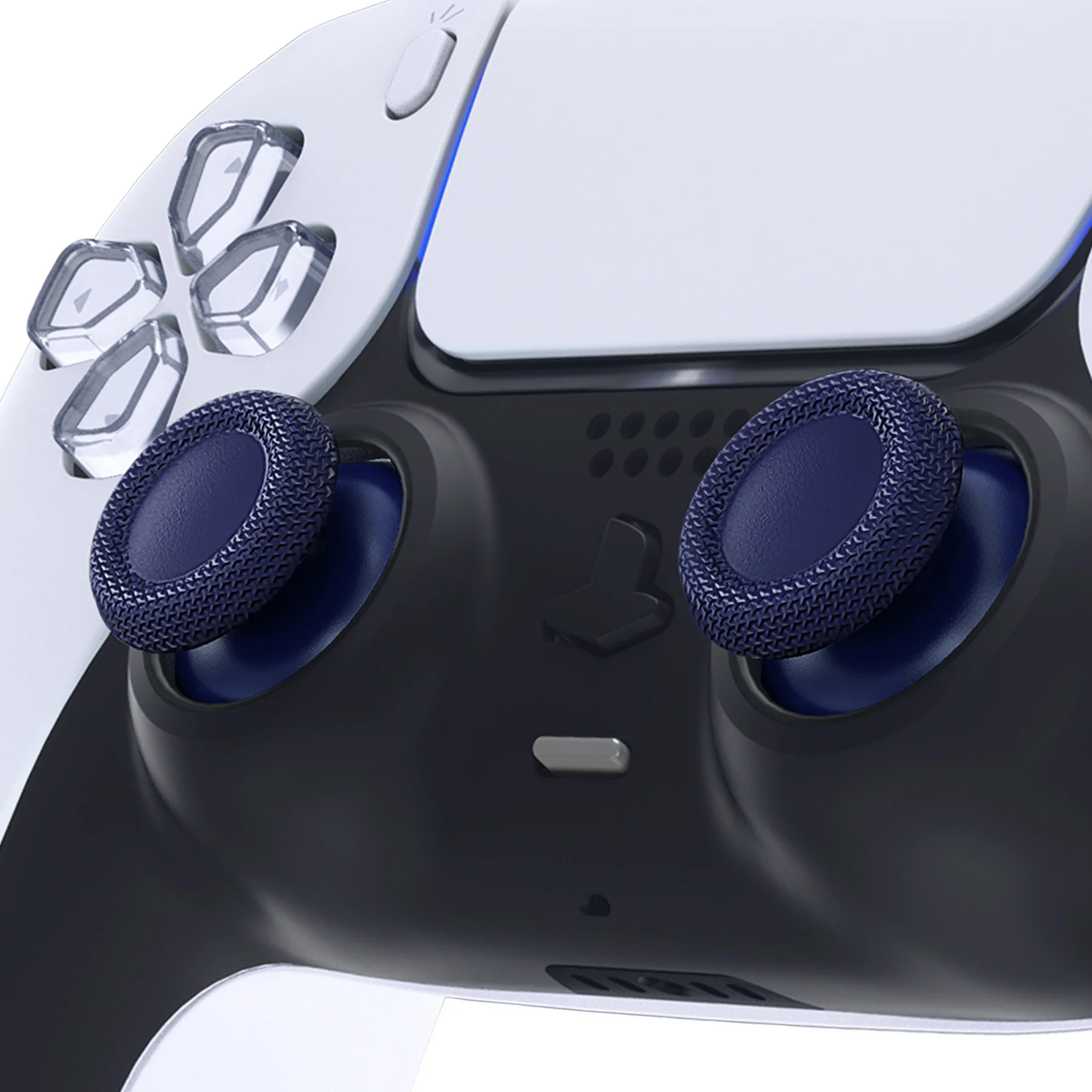 eXtremeRate Replacement Thumbsticks Analog Stick Joystick Compatible with PS5 & PS4 All Model Controller - Midnight Blue - Image 2