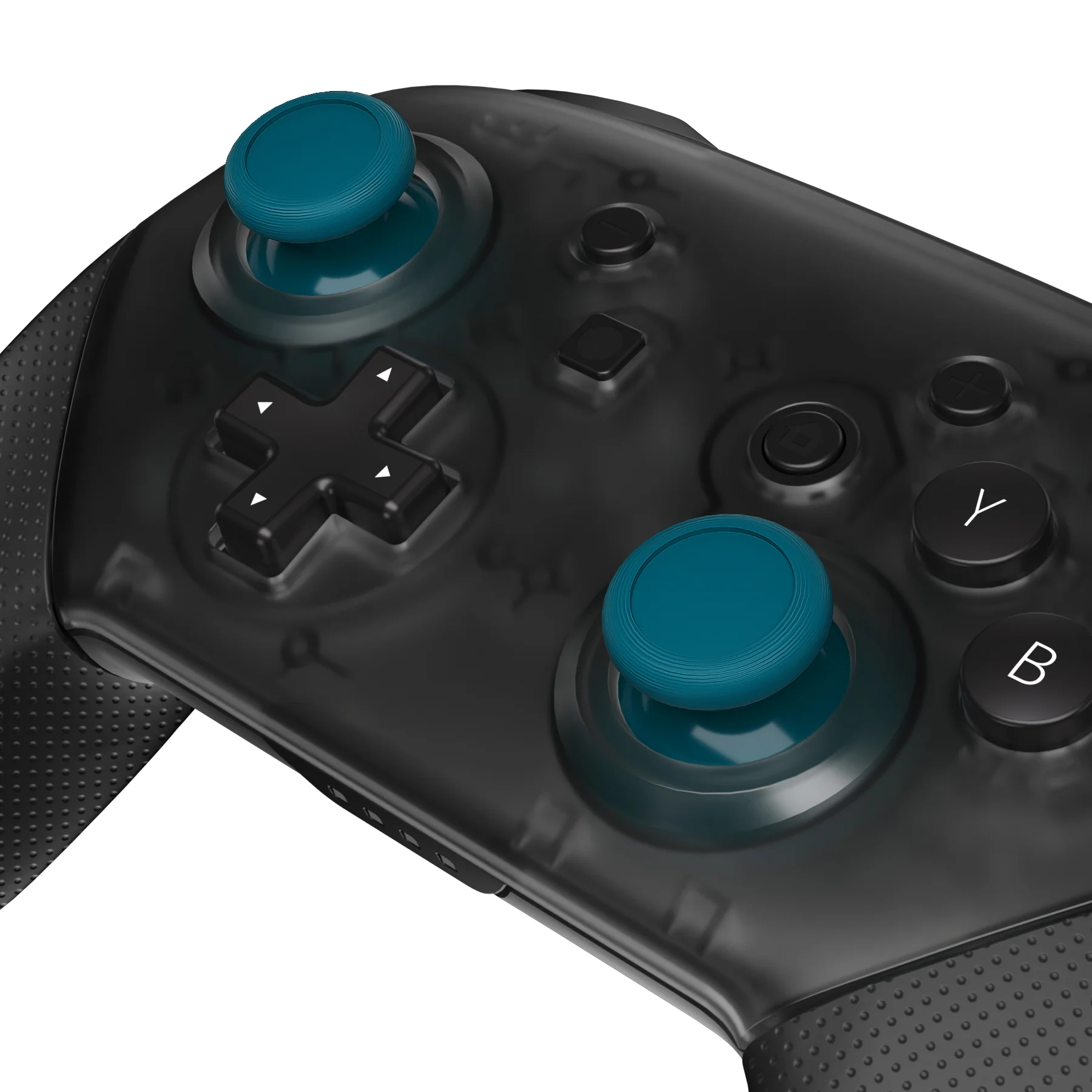 eXtremeRate Replacement 3D Joystick Thumbsticks for Nintendo Switch Pro Controller - Mineral Blue - Image 2