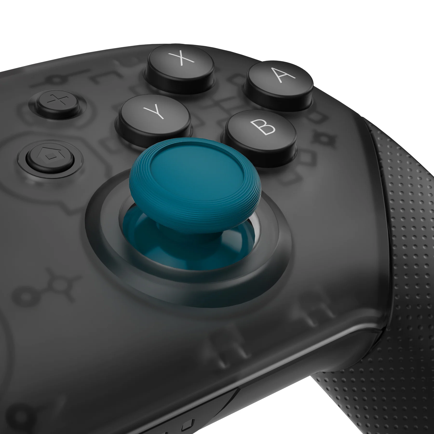 eXtremeRate Replacement 3D Joystick Thumbsticks for Nintendo Switch Pro Controller - Mineral Blue - Image 4