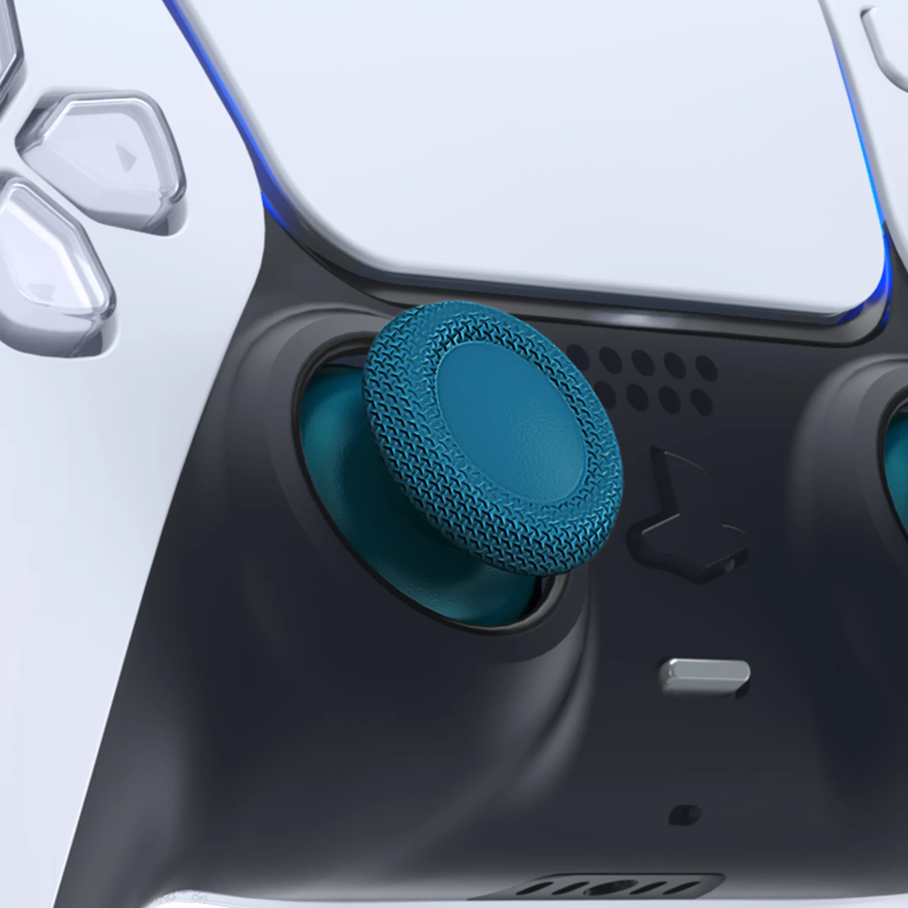 eXtremeRate Replacement Thumbsticks Analog Stick Joystick Compatible with PS5 & PS4 All Model Controller - Mineral Blue - Image 3