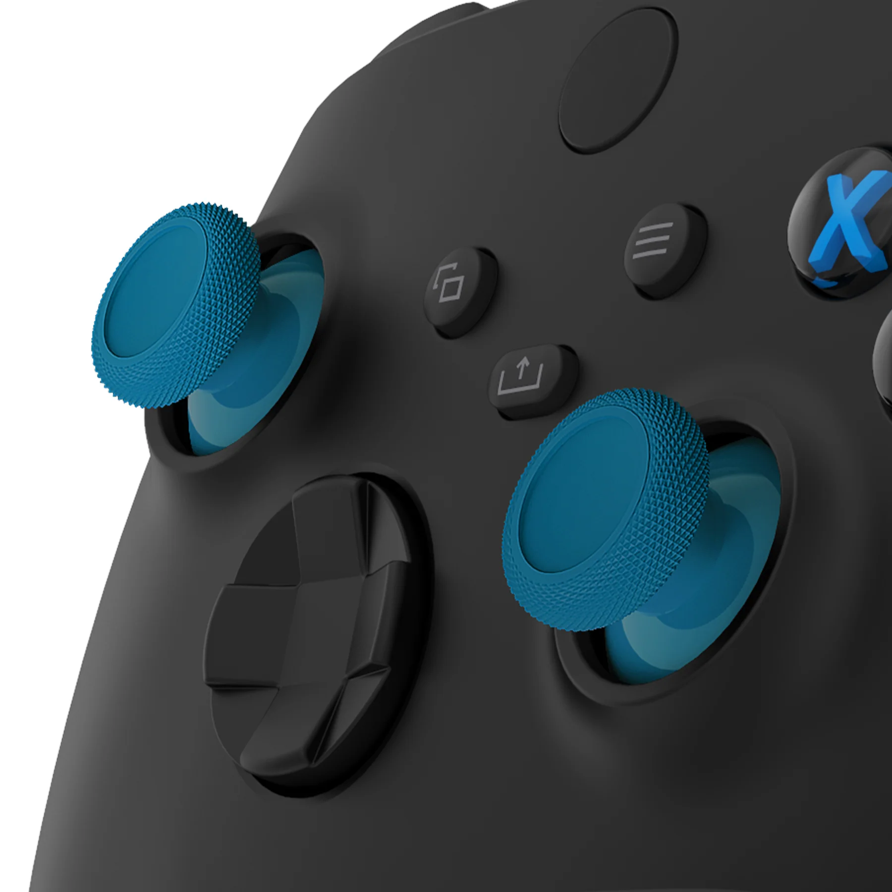 eXtremeRate Replacement Thumbsticks for Xbox Series X/S Controller & Xbox One X/S Controller & Xbox One Standard Controller & Xbox One Elite Controller - Mineral Blue - Image 3