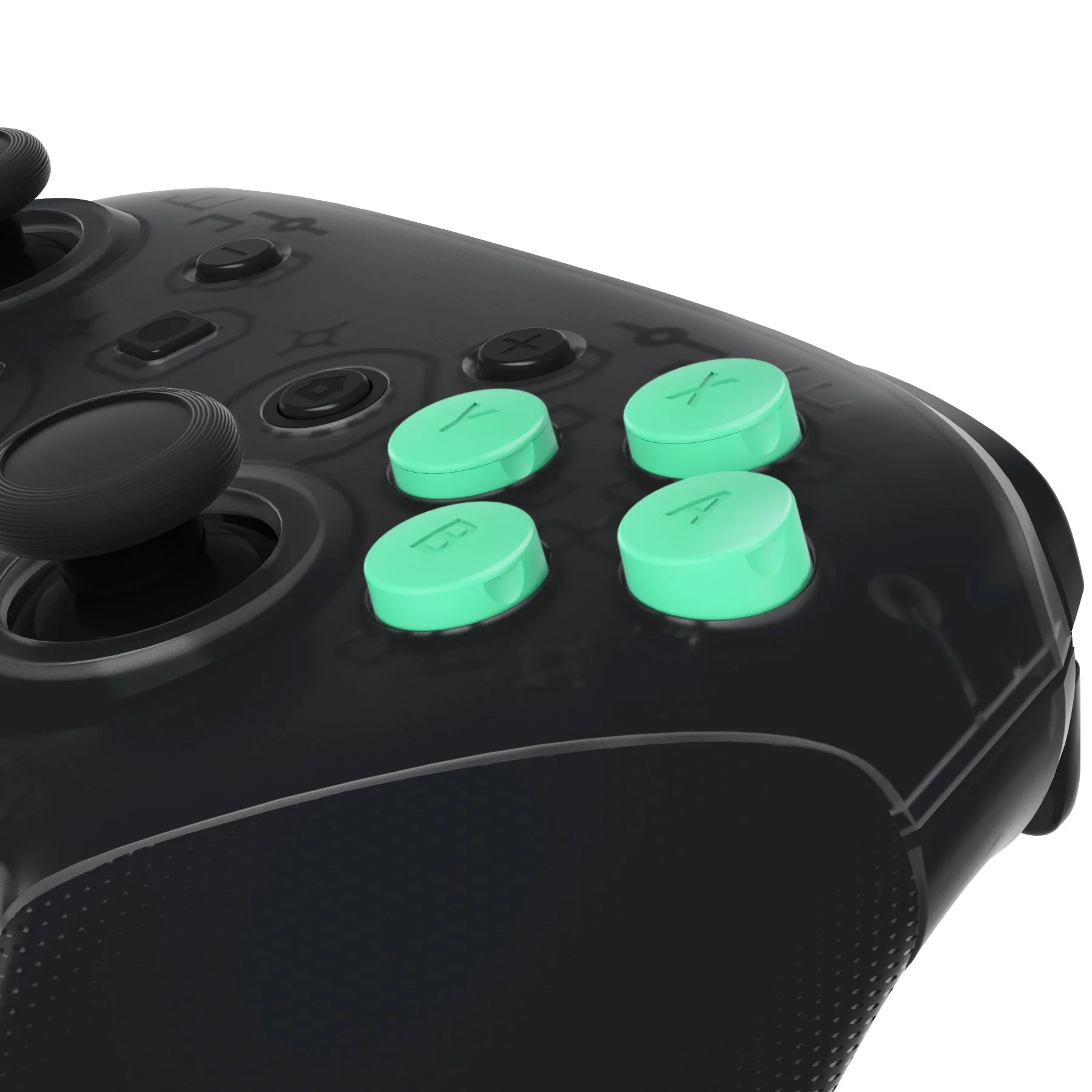 eXtremeRate Replacement Interchangeable ABXY Buttons for Nintendo Switch Pro Controller - Mint Green - Image 3