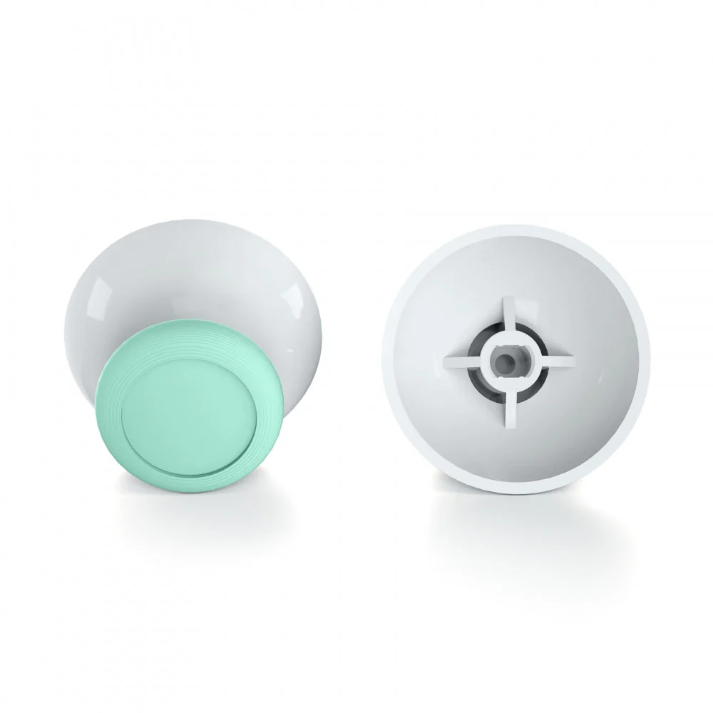 eXtremeRate Replacement Dual-color 3D Joystick Thumbsticks for Nintendo Switch Pro Controller - Mint Green & White - Image 6