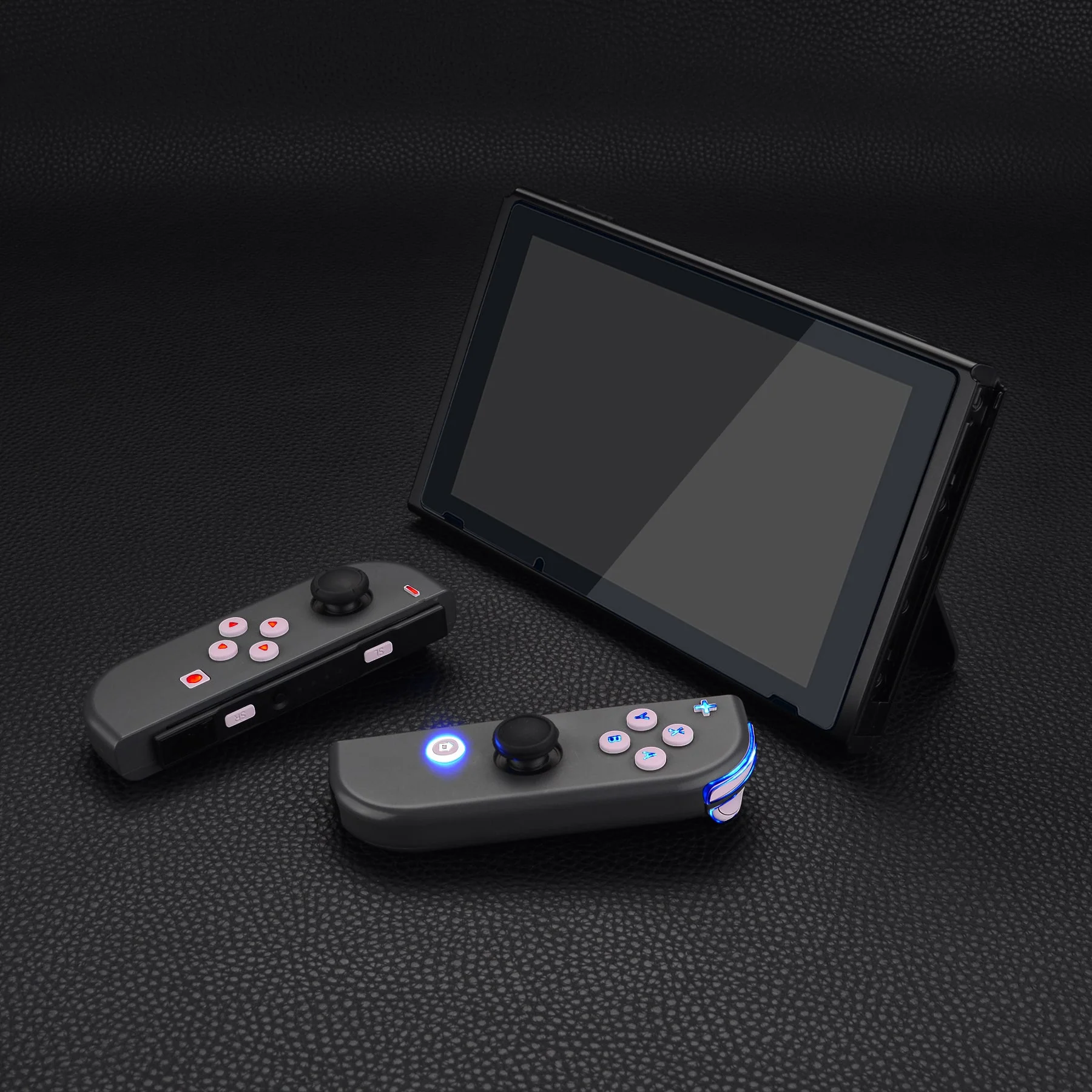 eXtremeRate Multi-Colors Luminated Buttons DFS LED Kit for NS Switch  & Switch OLED Model Joycon - Cherry Blossoms Pink - Image 7