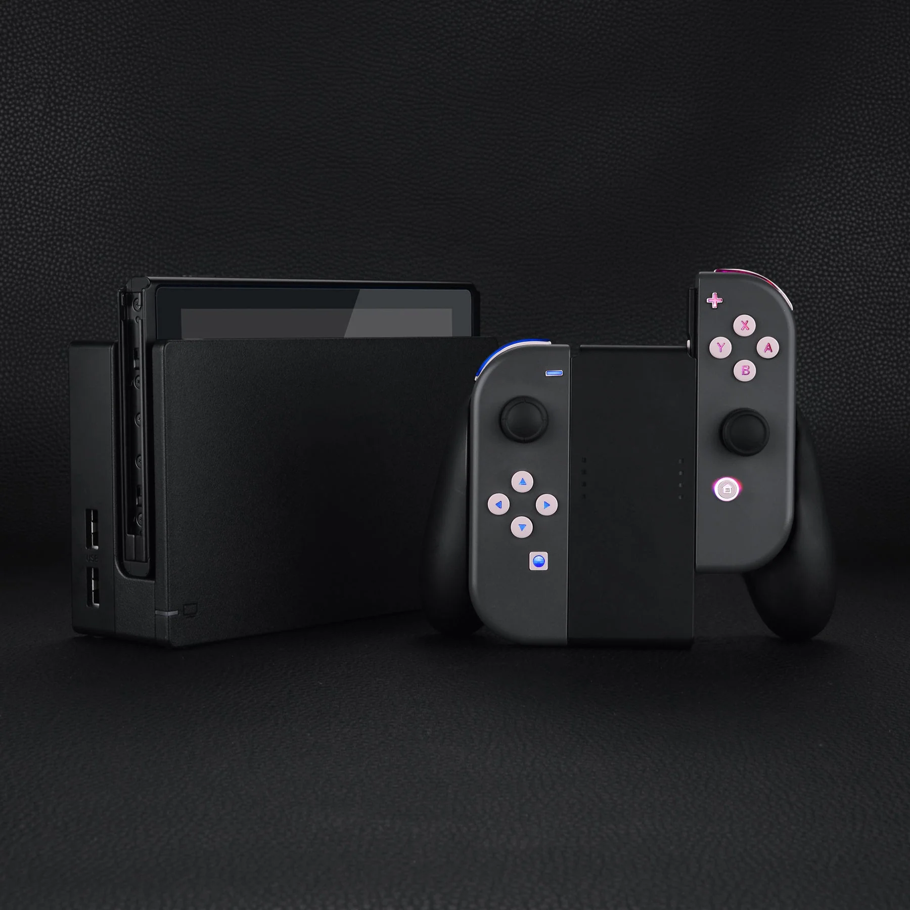 eXtremeRate Multi-Colors Luminated Buttons DFS LED Kit for NS Switch  & Switch OLED Model Joycon - Cherry Blossoms Pink - Image 8