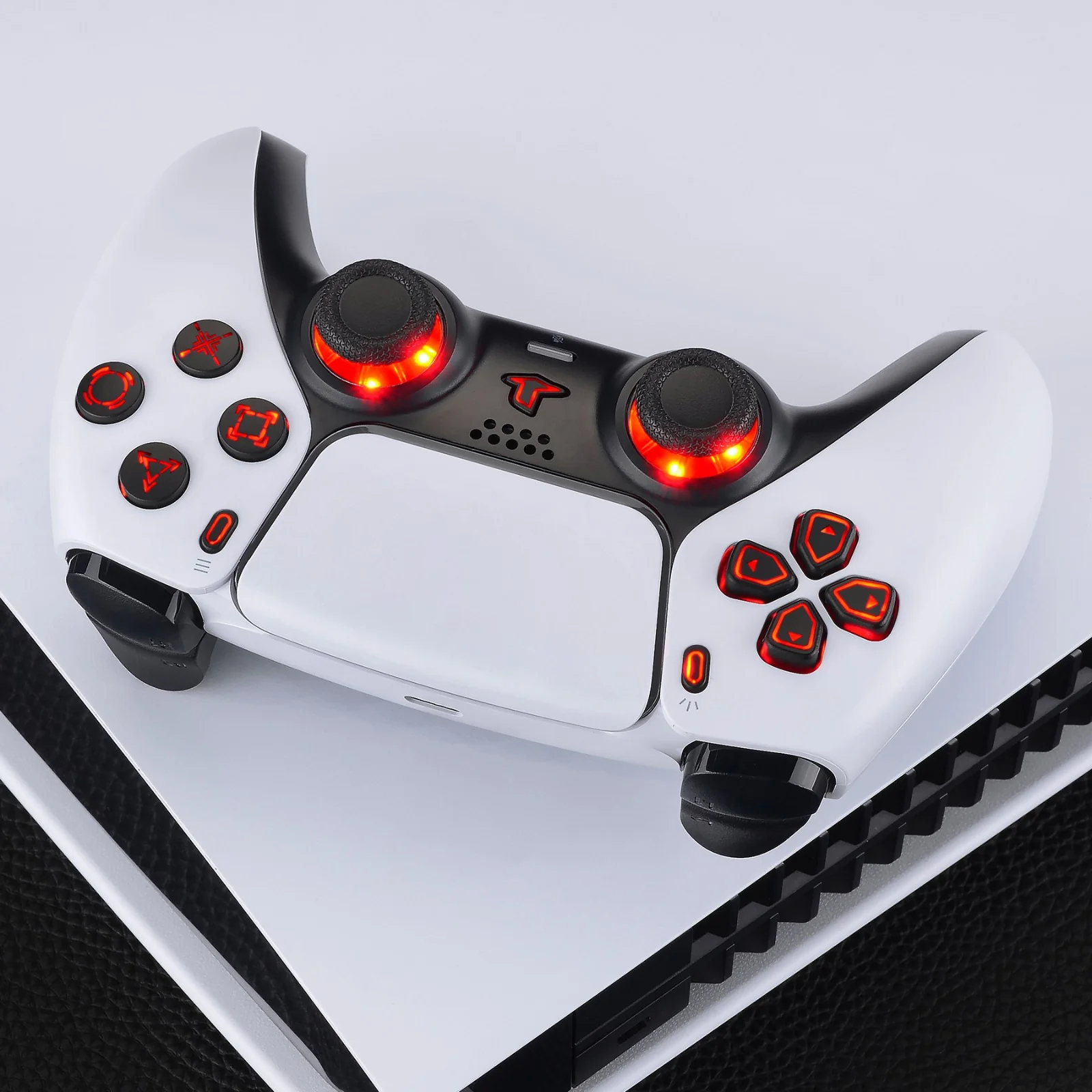 eXtremeRate Multi-Colors Luminated Buttons DTF V3 LED Kit for PS5 Controlle BDM-010/020 - Black - Image 8