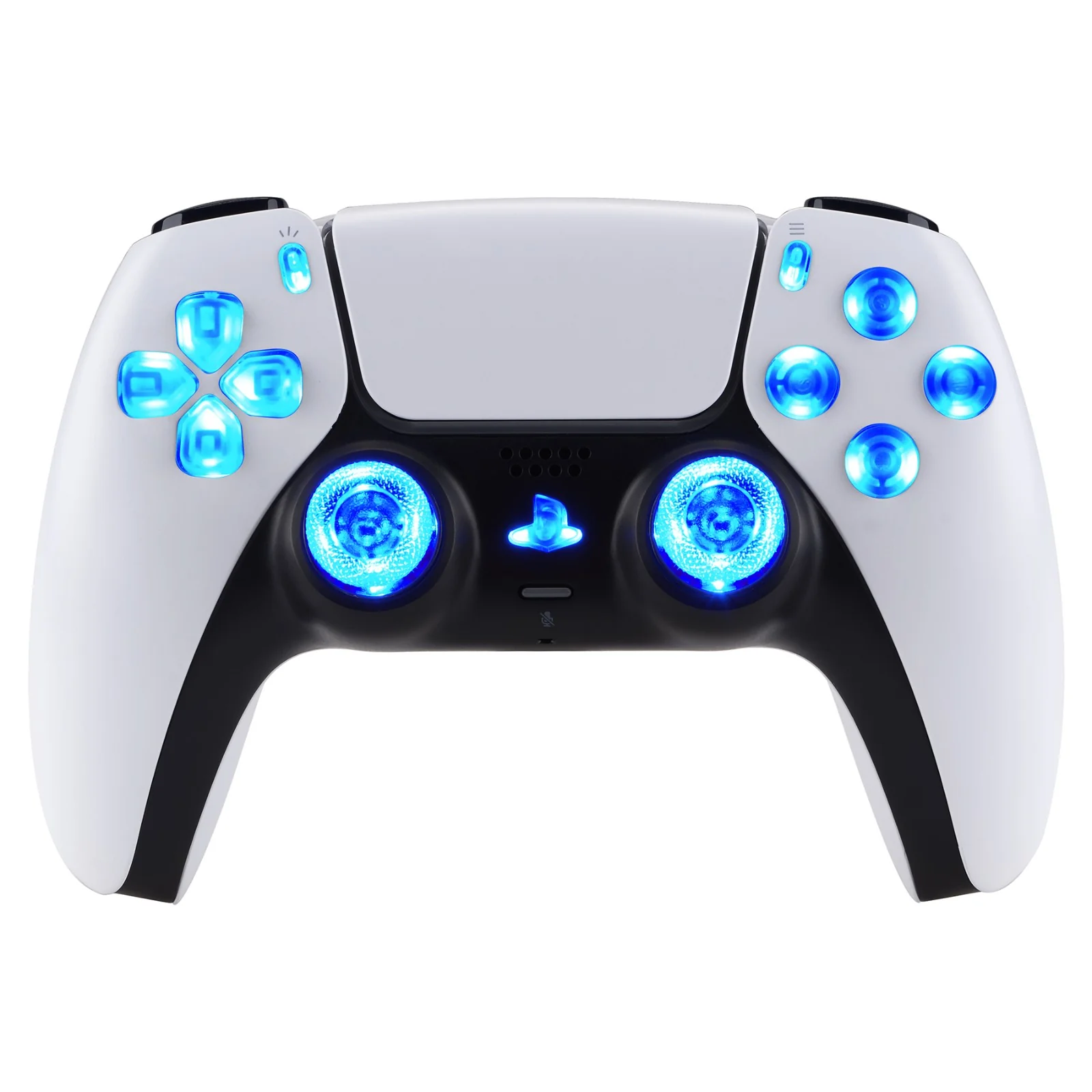 eXtremeRate Multi-Colors Luminated Buttons DTF V3 LED Kit for PS5 Controlle BDM-010/020 - Clear - Image 2