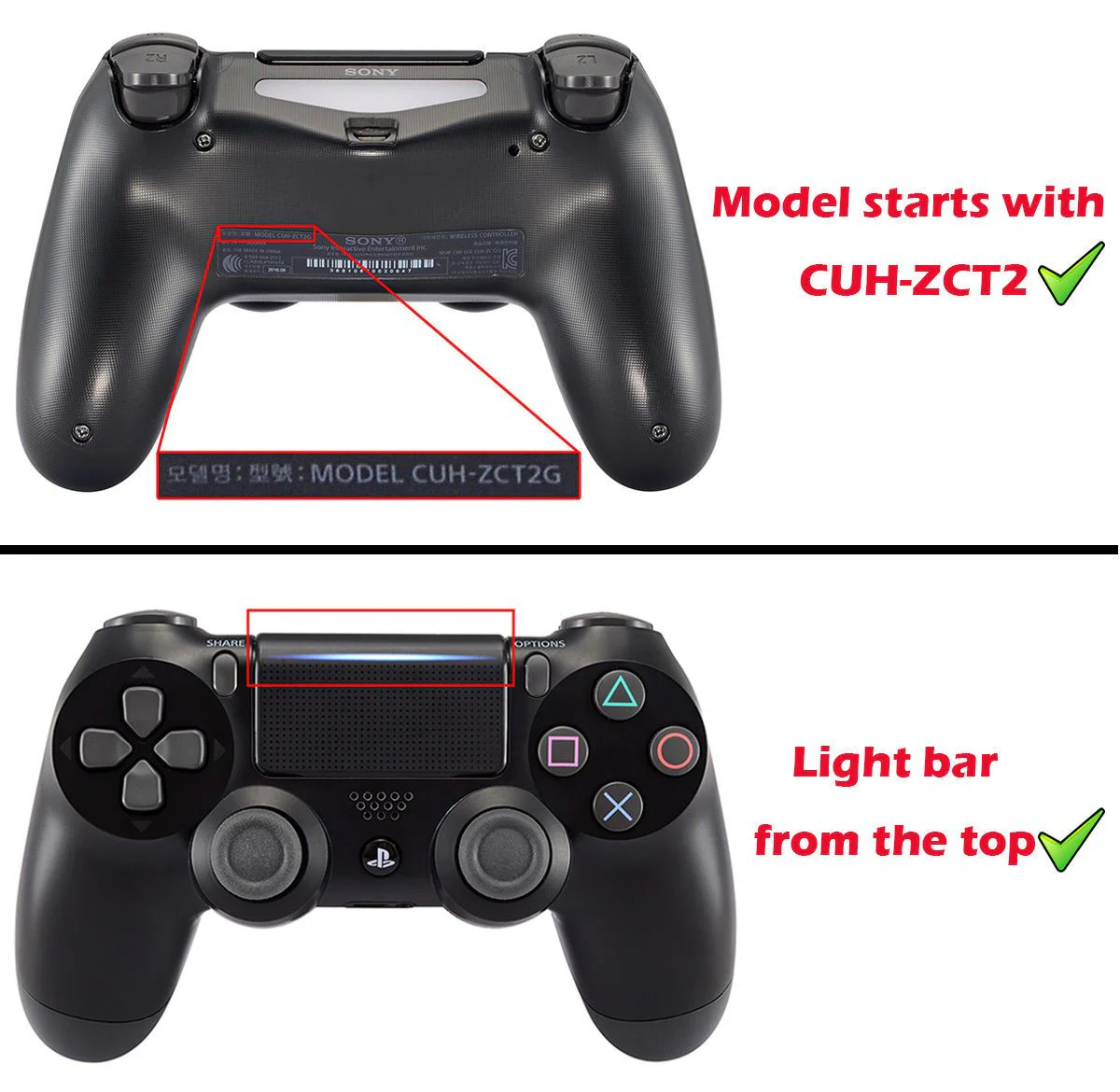 eXtremeRate Multi-Colors Luminated Buttons DTFS LED Kit for PS4 CUH-ZCT2 Controller - Clear - Image 3