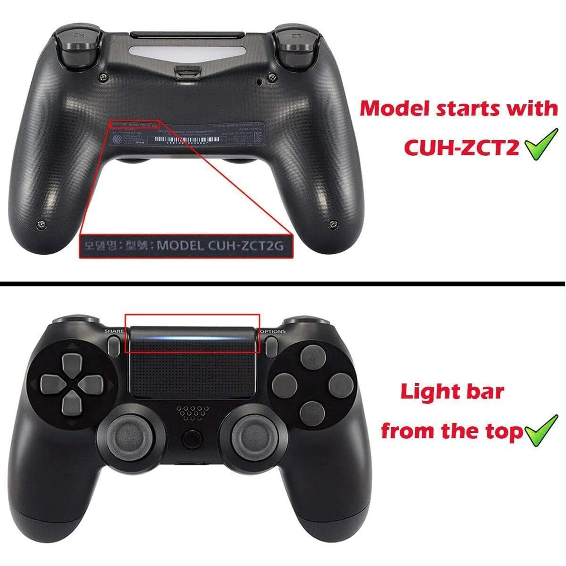 eXtremeRate Multi-Colors Luminated Buttons DTFS LED Kit for PS4 CUH-ZCT2 Controller - Chrome Gold - Image 3