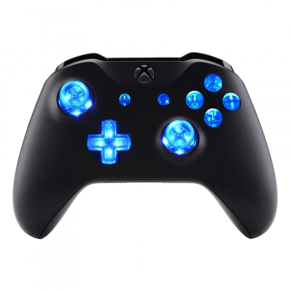 eXtremeRate Multi-Colors Luminated Buttons DTF LED Kit for Xbox One Standard & Xbox One X/S Controller - Clear - Image 6