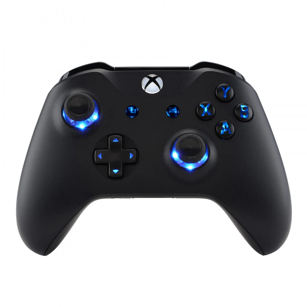 eXtremeRate Multi-Colors Luminated Buttons DTF LED Kit for Xbox One Standard & Xbox One X/S Controller - Black - Image 6