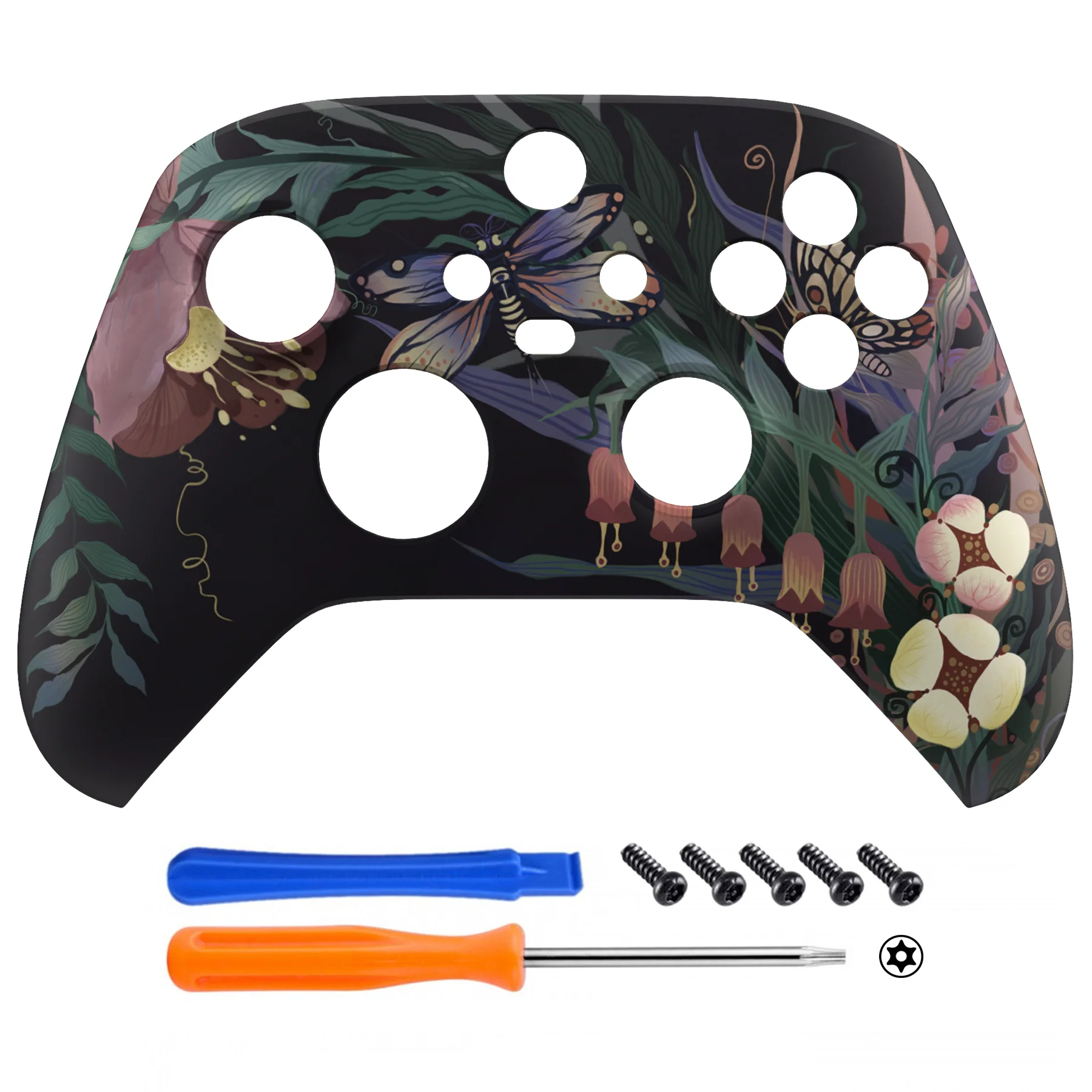 eXtremeRate Replacement Front Housing Shell for Xbox Series X & S Controller - Mysterious Garden - Image 2