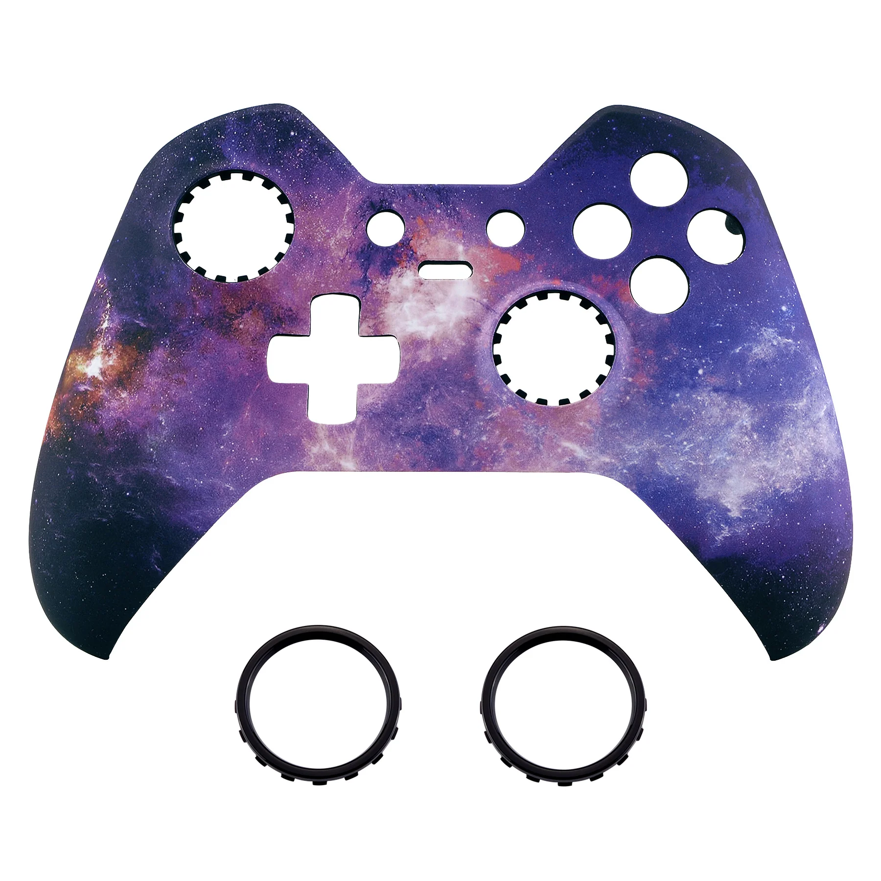 eXtremeRate Replacement Front Housing Shell for Xbox One Elite Controller (Model 1698) - Nebula Galaxy - Image 7