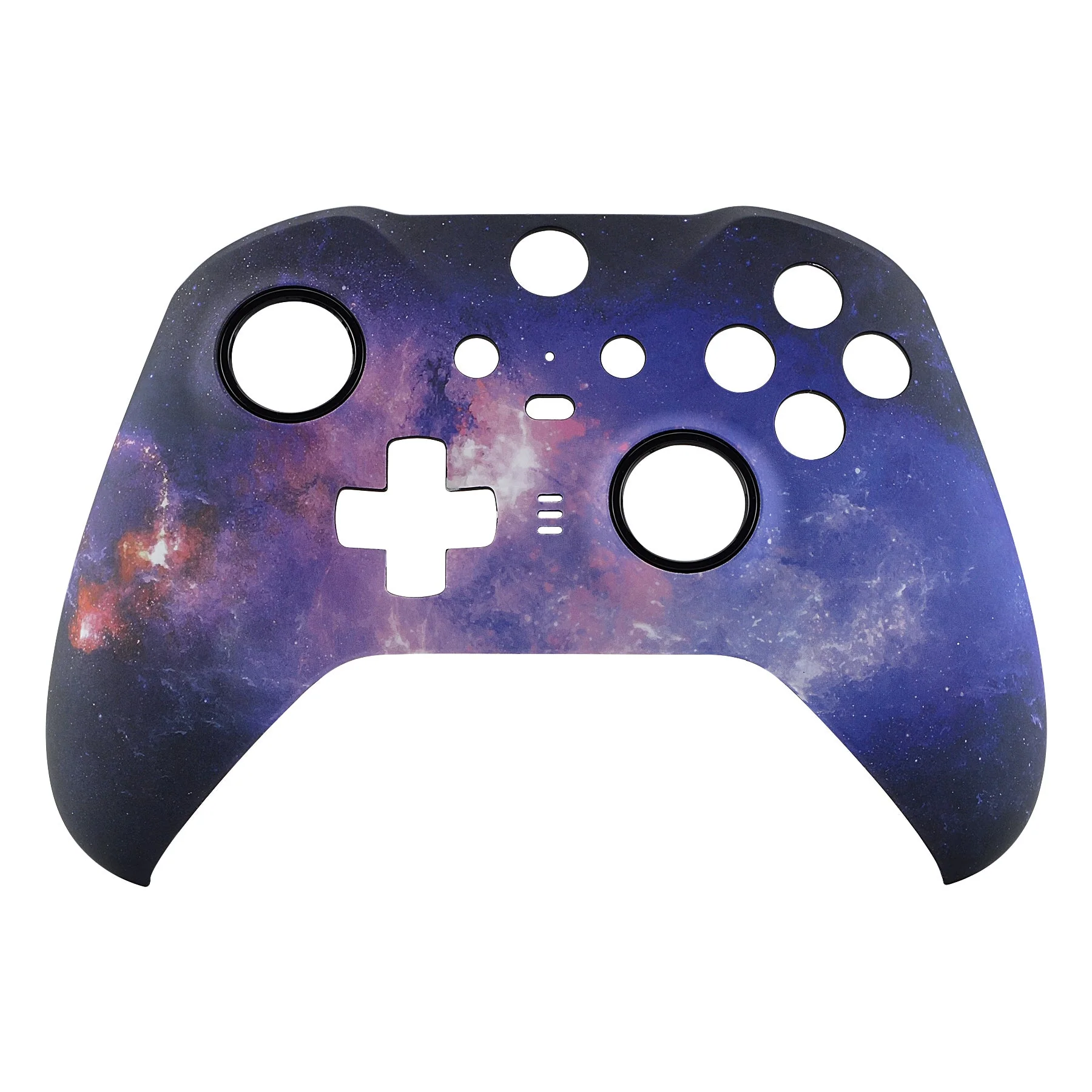 eXtremeRate Replacement Front Housing Shell Case with Accent Rings for Xbox One Elite Series 2 & Elite 2 Core Controller (Model 1797) - Nebula Galaxy - Image 8