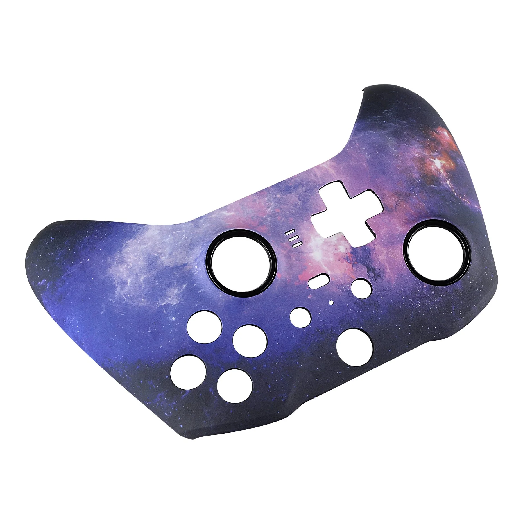eXtremeRate Replacement Front Housing Shell Case with Accent Rings for Xbox One Elite Series 2 & Elite 2 Core Controller (Model 1797) - Nebula Galaxy - Image 9