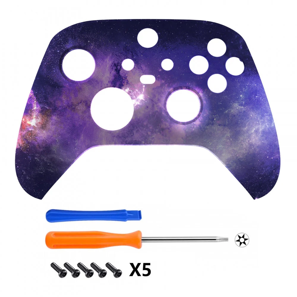 eXtremeRate Replacement Front Housing Shell for Xbox Series X & S Controller - Nebula Galaxy - Image 2