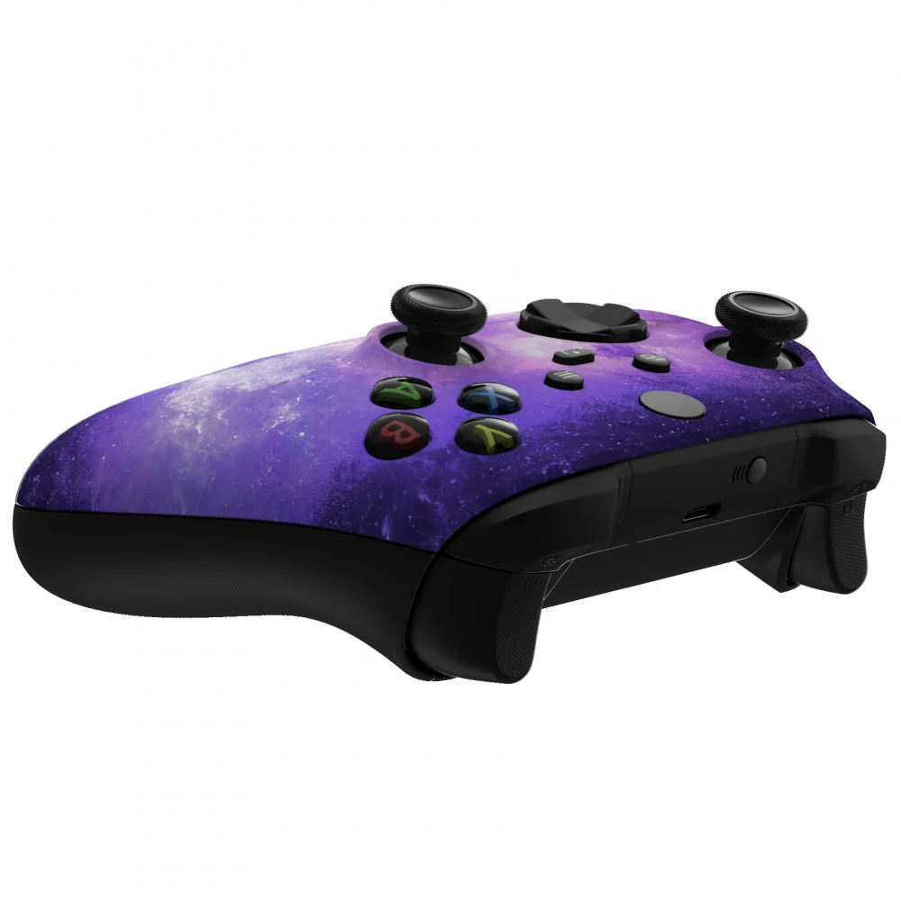 eXtremeRate Replacement Front Housing Shell for Xbox Series X & S Controller - Nebula Galaxy - Image 6