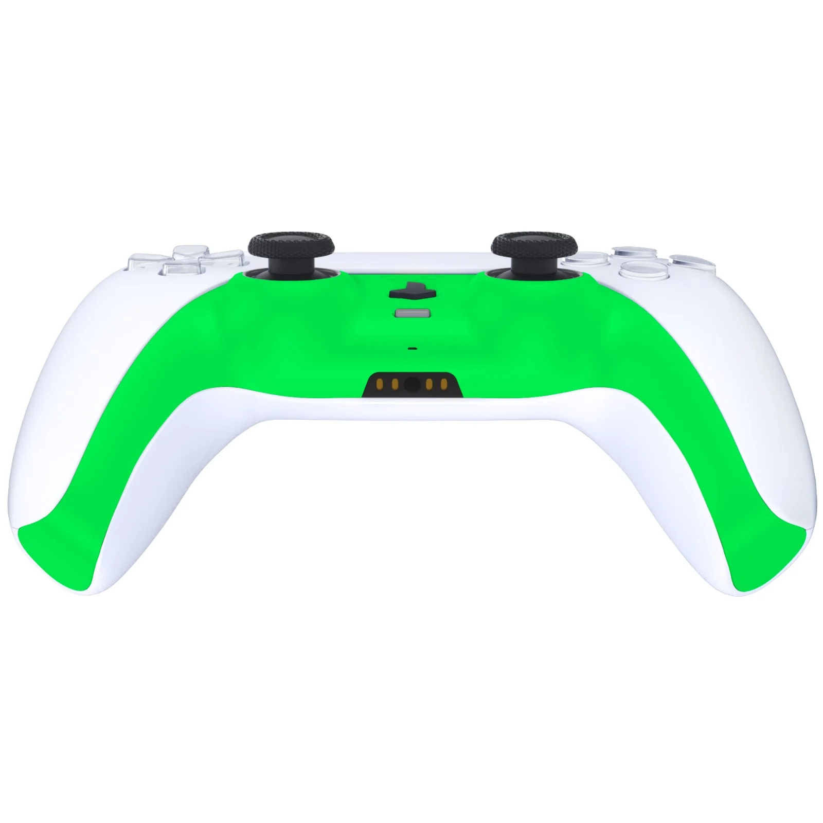 eXtremeRate Replacement Decorative Trim Shell with Accent Rings Compatible with PS5 Controller BDM-010/020/030/040/050 - Neon Green - Image 6