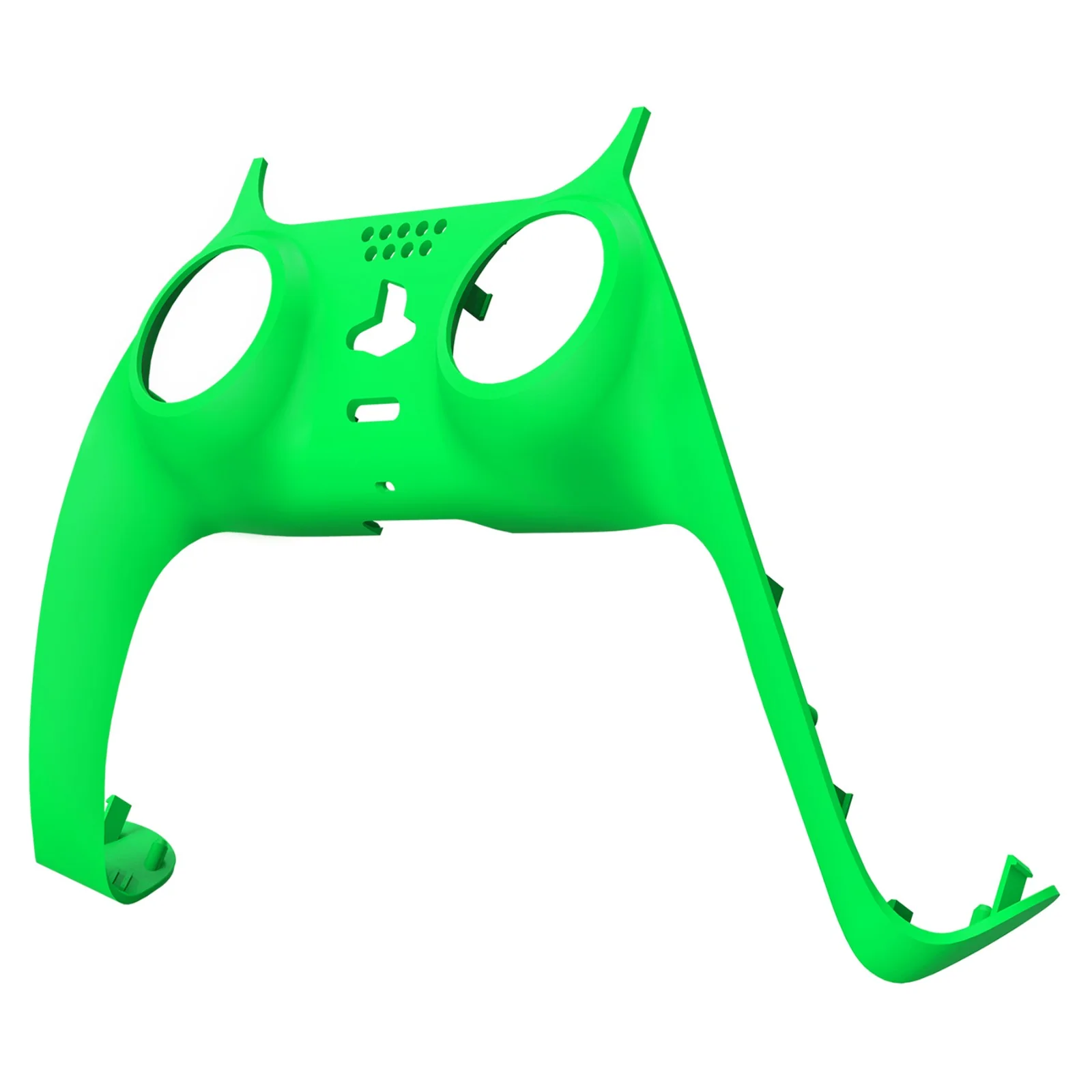 eXtremeRate Replacement Decorative Trim Shell with Accent Rings Compatible with PS5 Controller BDM-010/020/030/040/050 - Neon Green - Image 8