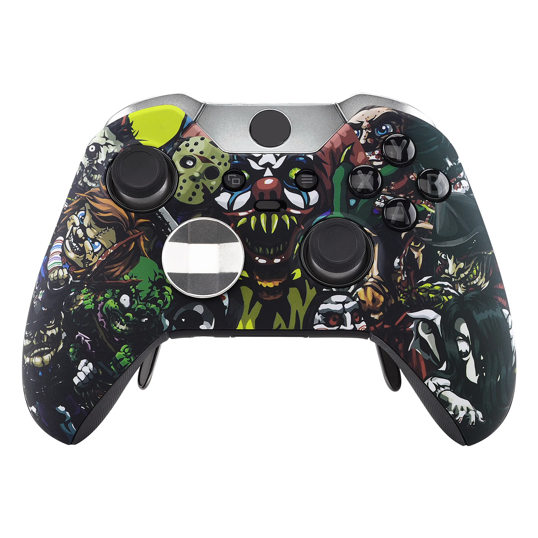 eXtremeRate Replacement Front Housing Shell for Xbox One Elite Controller (Model 1698) - Scary Party - Image 2