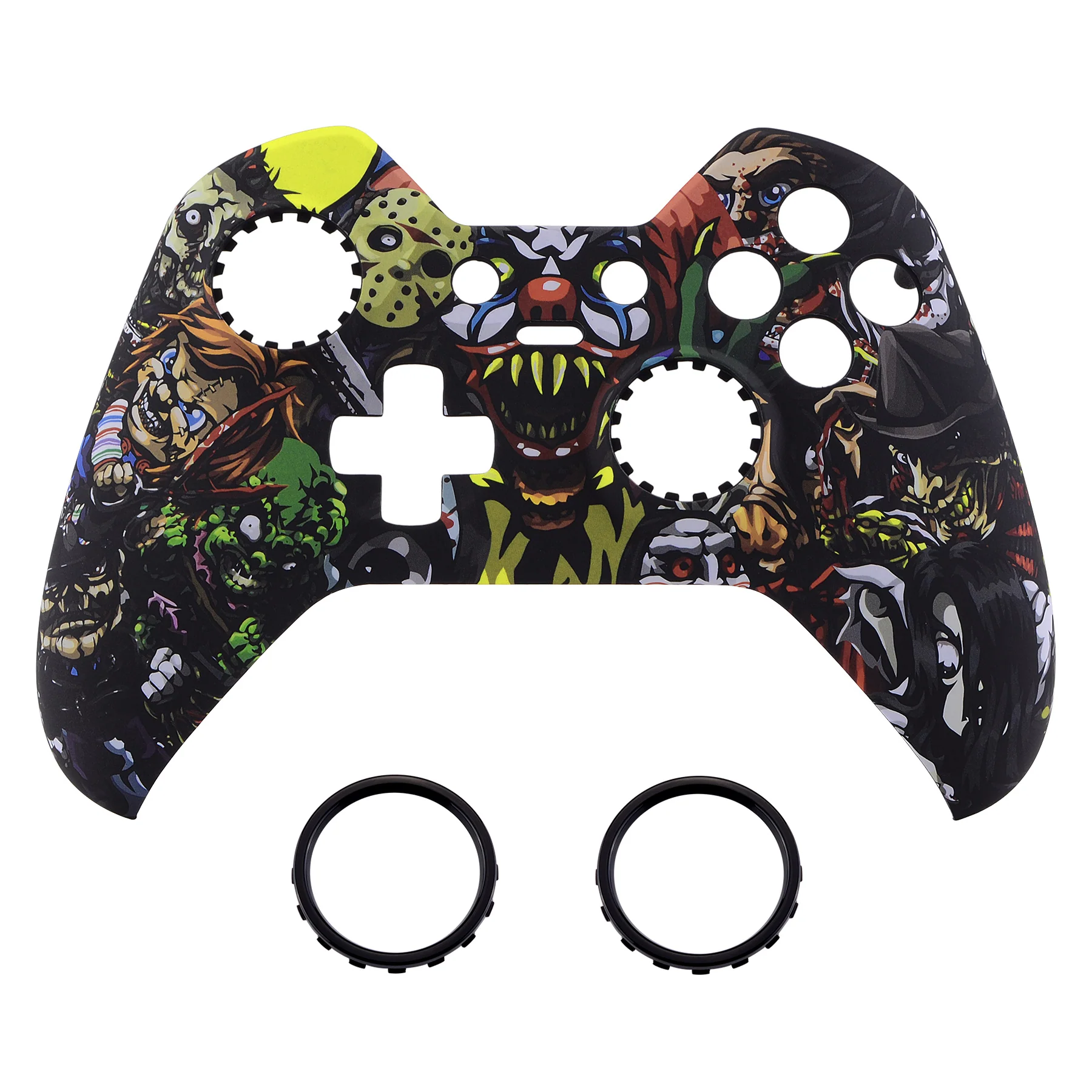eXtremeRate Replacement Front Housing Shell for Xbox One Elite Controller (Model 1698) - Scary Party - Image 7