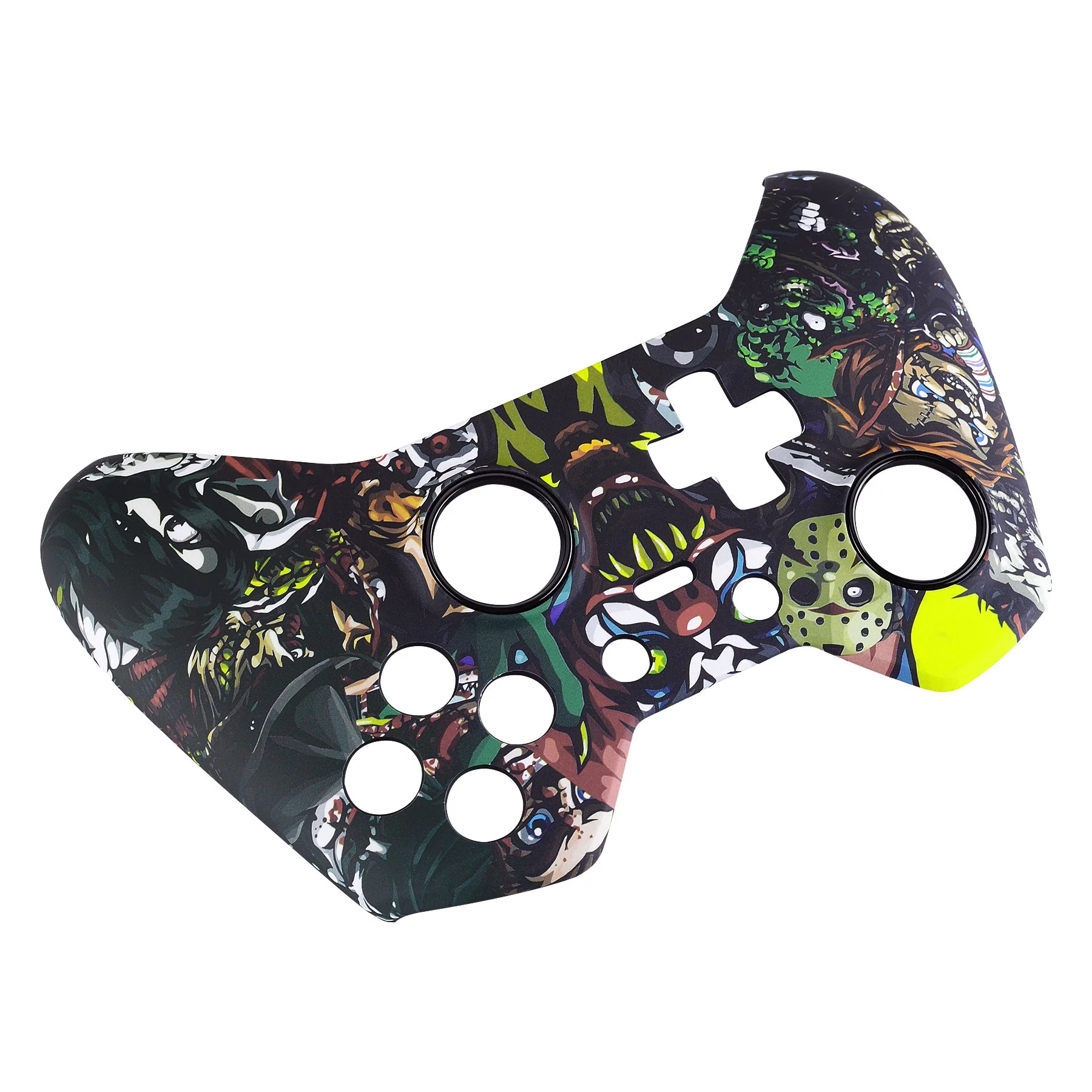 eXtremeRate Replacement Front Housing Shell for Xbox One Elite Controller (Model 1698) - Scary Party - Image 9