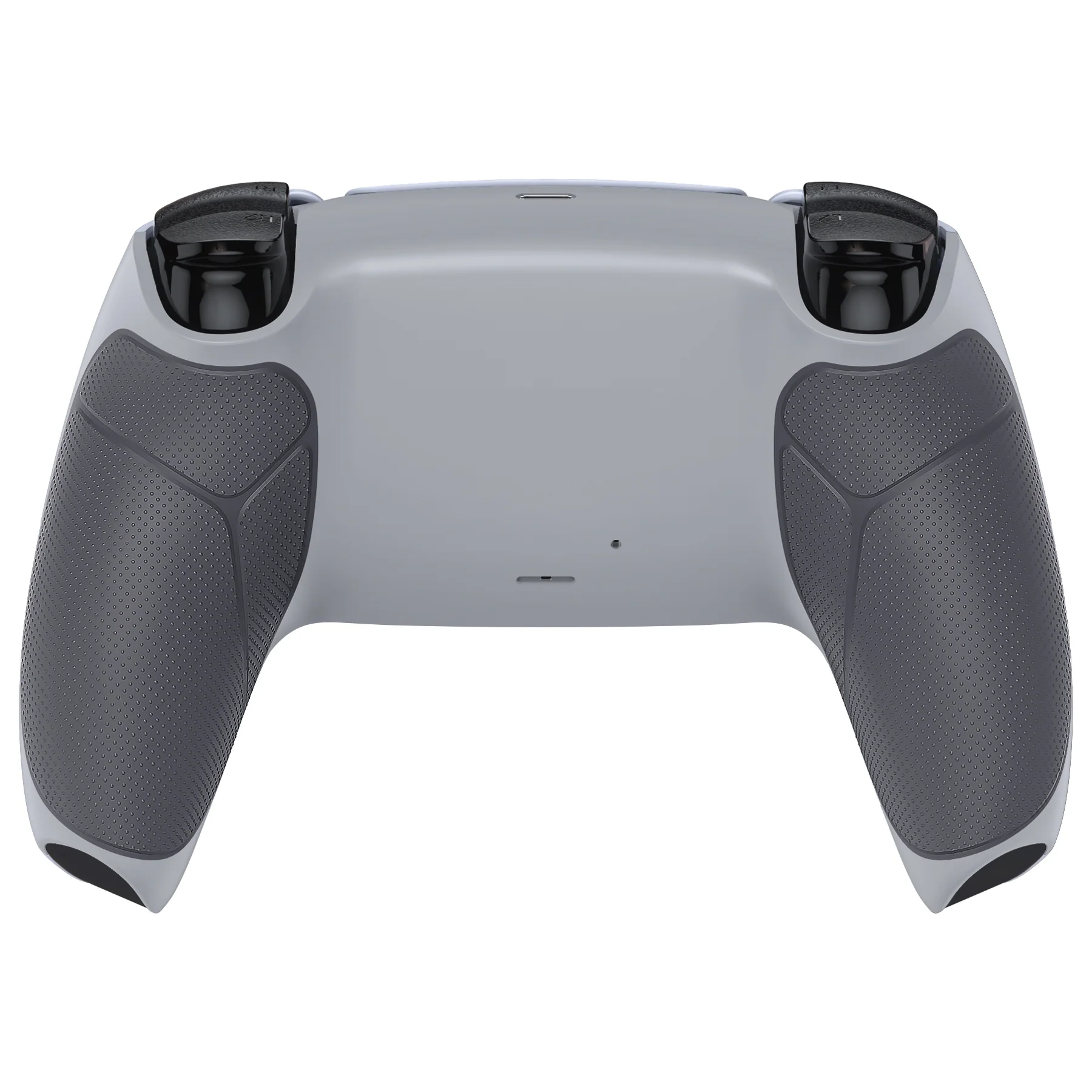 eXtremeRate Performance Grip Replacement Back Housing Bottom Shell Compatible with PS5 Controller BDM-010/020/030/040/050 - Rubberized New Hope Gray & Classic Gray - Image 2