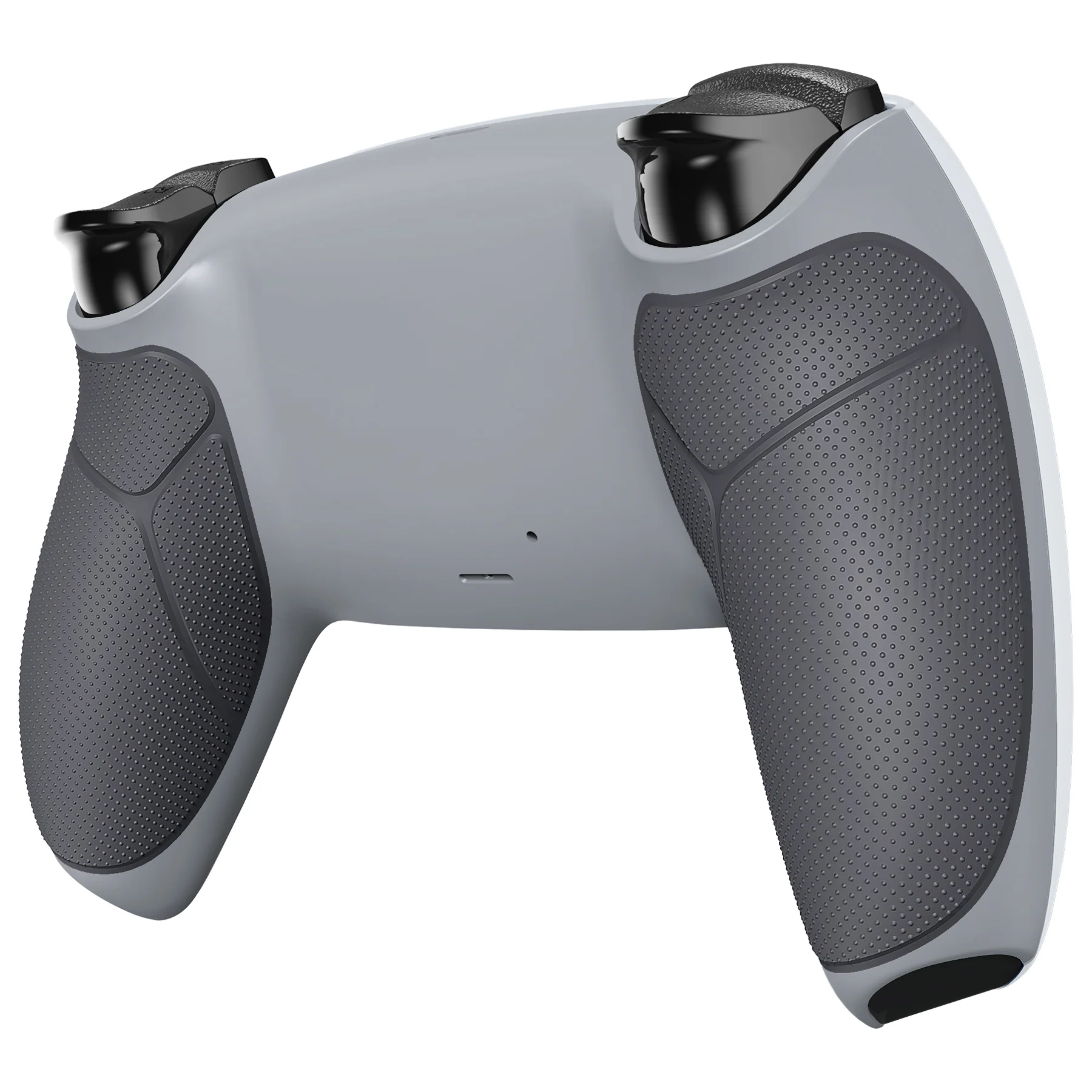 eXtremeRate Performance Grip Replacement Back Housing Bottom Shell Compatible with PS5 Controller BDM-010/020/030/040/050 - Rubberized New Hope Gray & Classic Gray - Image 5