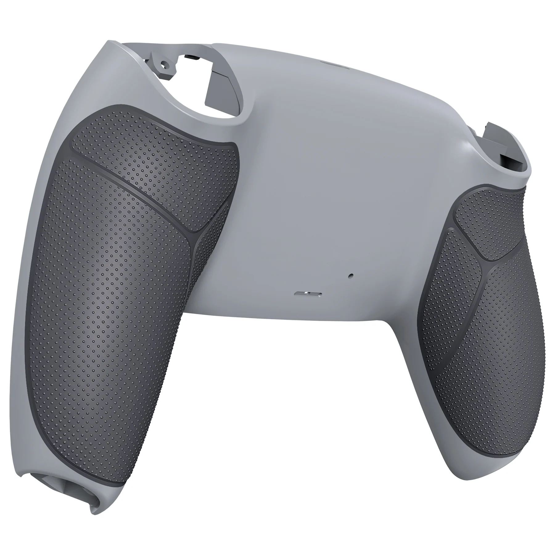 eXtremeRate Performance Grip Replacement Back Housing Bottom Shell Compatible with PS5 Controller BDM-010/020/030/040/050 - Rubberized New Hope Gray & Classic Gray - Image 7