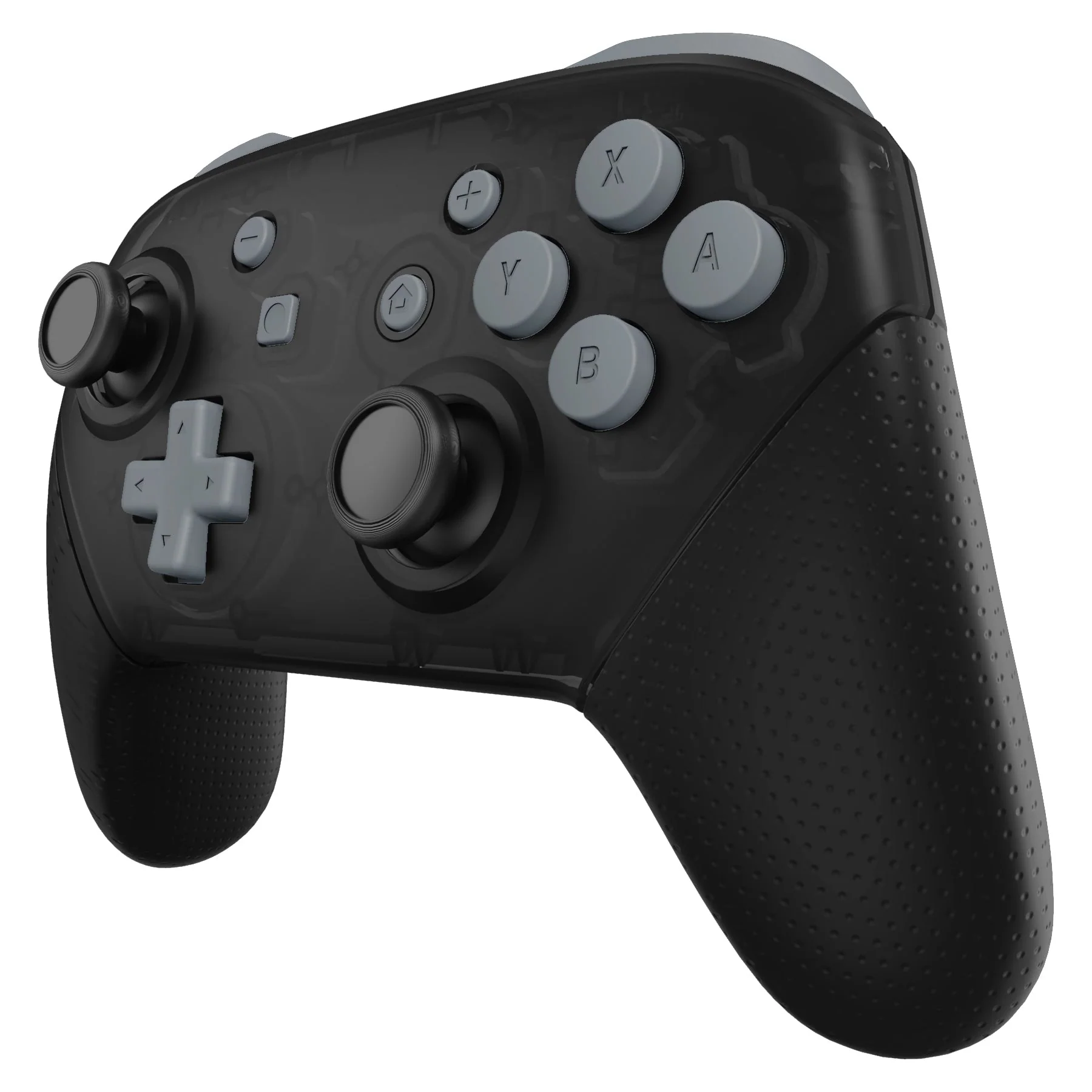 eXtremeRate DIY Replacement Full Set Buttons for Nintendo Switch Pro Controller - New Hope Gray - Image 4