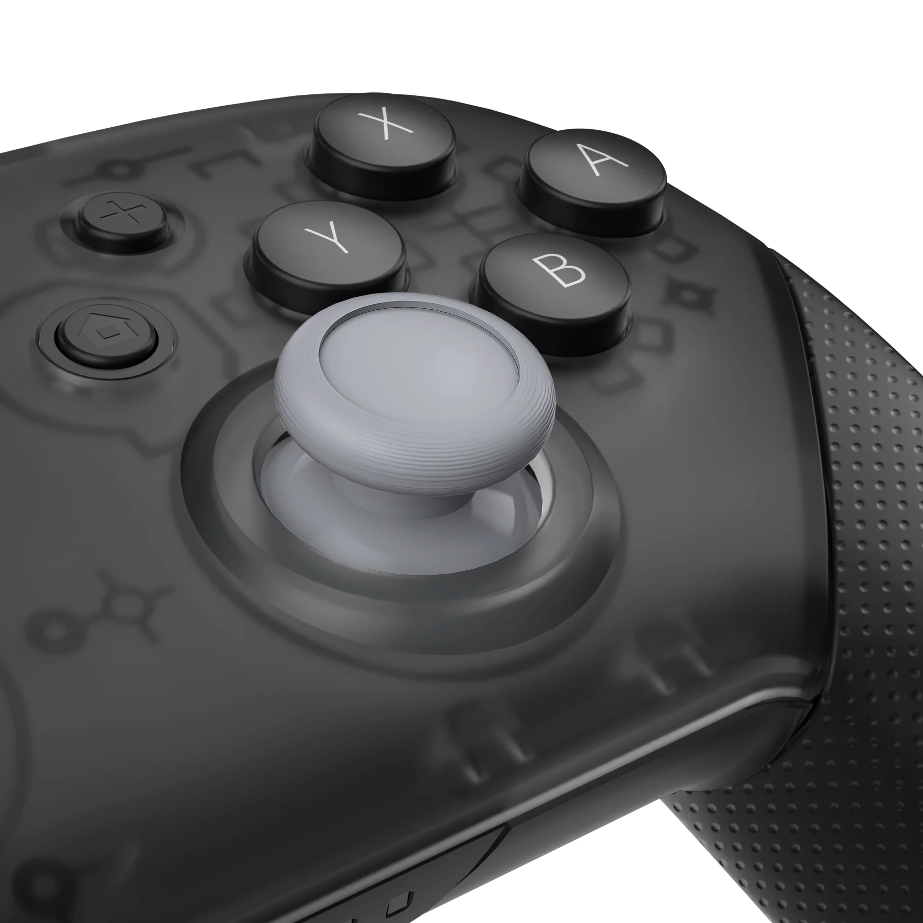 eXtremeRate Replacement 3D Joystick Thumbsticks for Nintendo Switch Pro Controller - New Hope Gray - Image 4