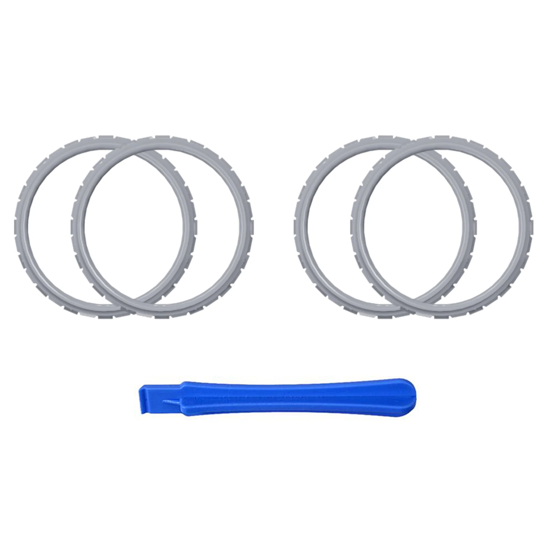 eXtremeRate Custom Replacement Accent Rings for PS5 Controller - New Hope Gray - Image 2