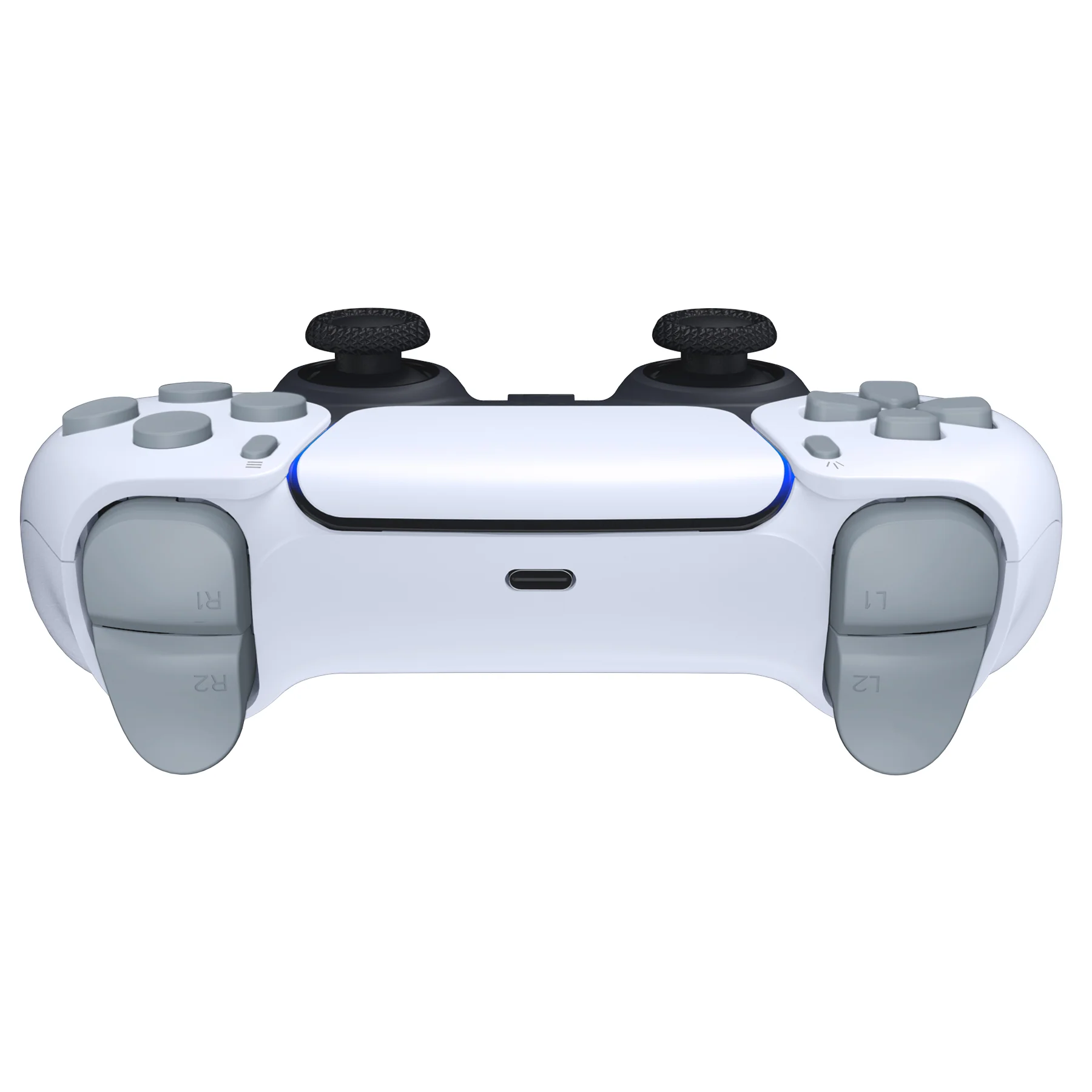 eXtremeRate Replacement Full Set Buttons Compatible with PS5 Controller BDM-010/020 - New Hope Gray - Image 7