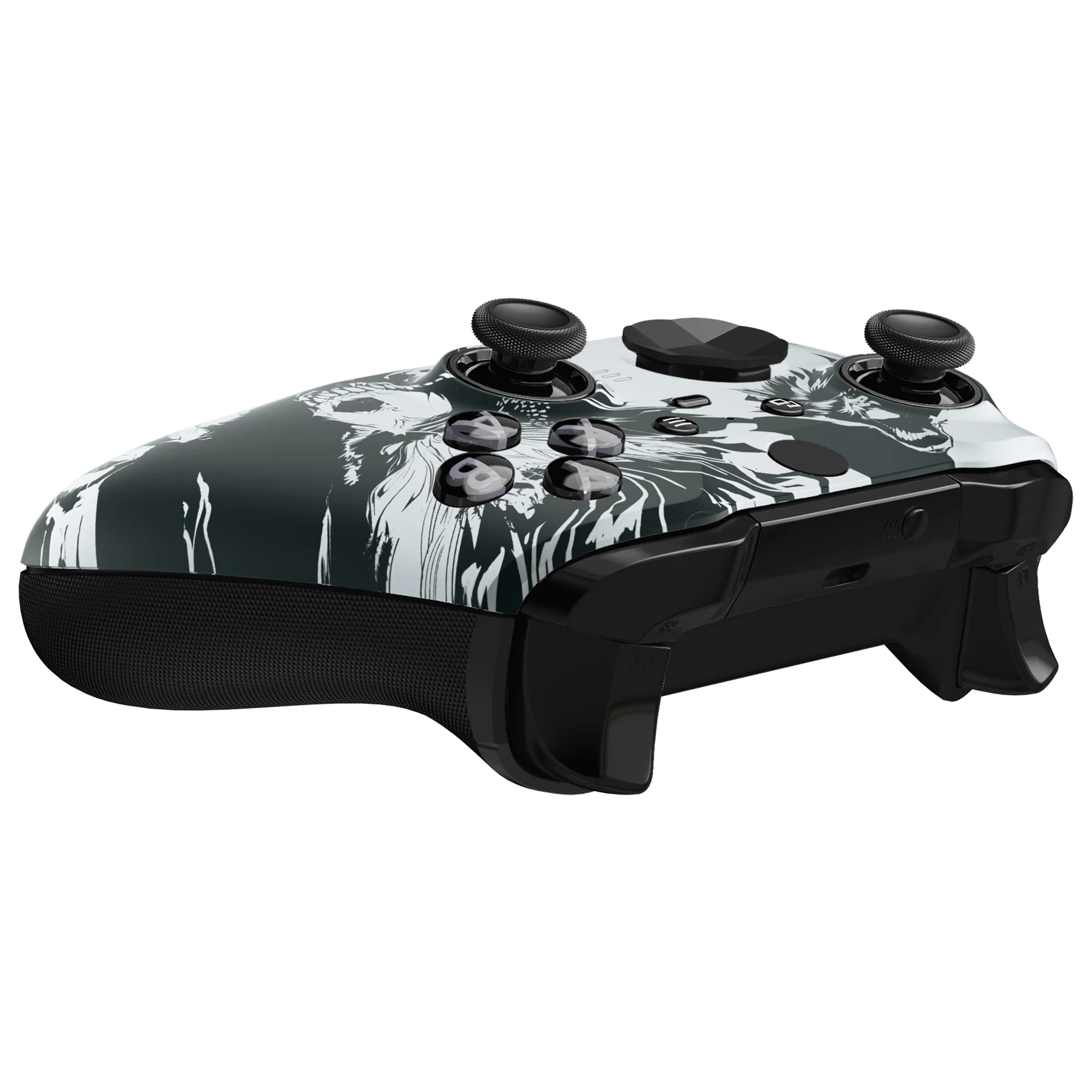 eXtremeRate Replacement Front Housing Shell Case with Accent Rings for Xbox One Elite Series 2 & Elite 2 Core Controller (Model 1797) - New Wolve Soul - Image 7