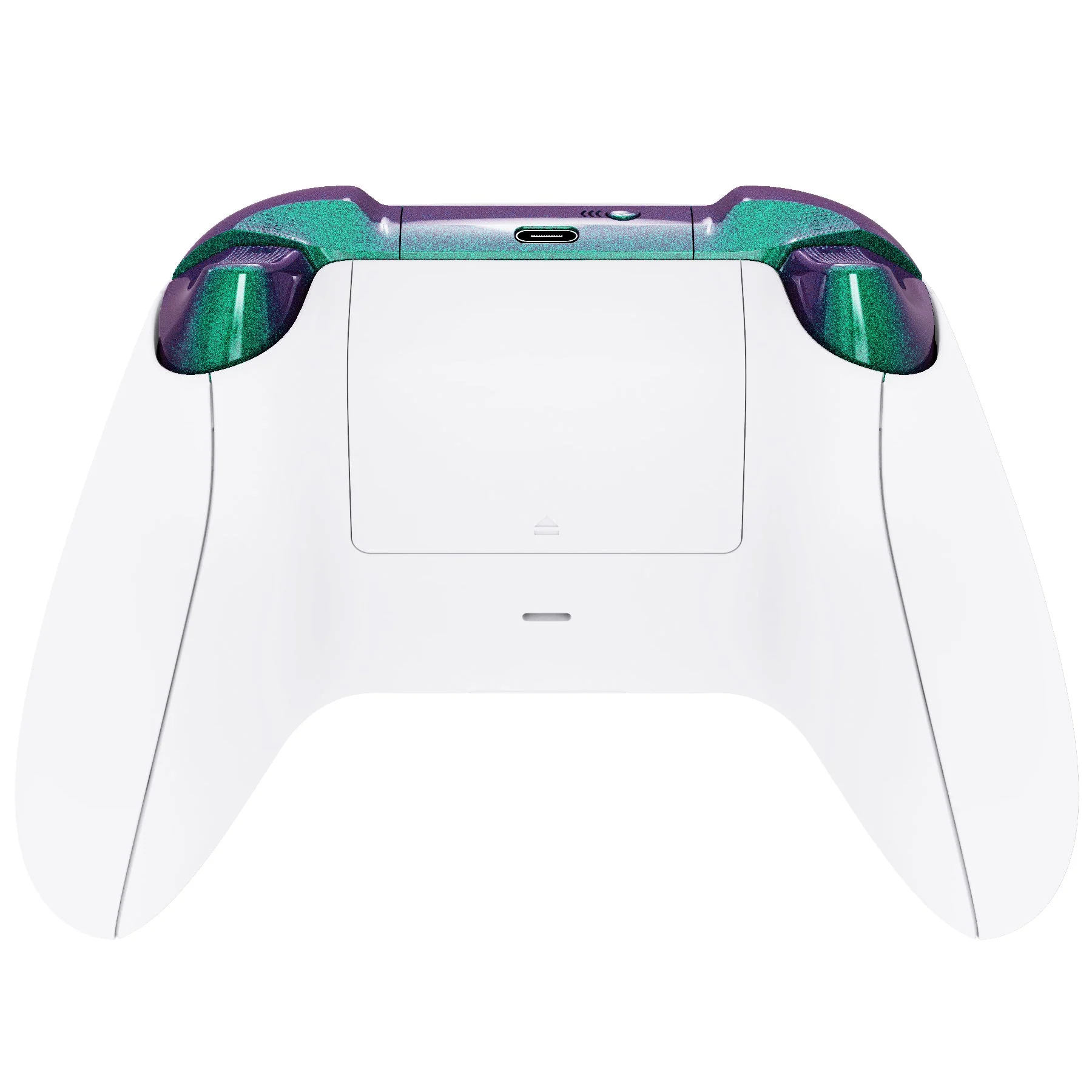 eXtremeRate No Letter Imprint Replacement Full Set Buttons for Xbox Series X & S Controller - Chameleon Green Purple - Image 7