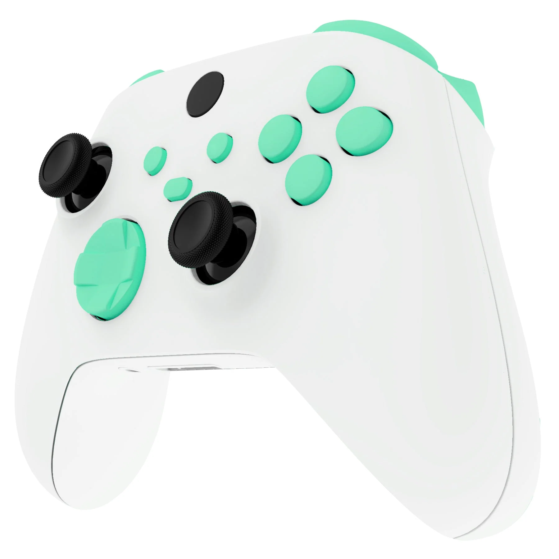 eXtremeRate No Letter Imprint Replacement Full Set Buttons for Xbox Series X & S Controller - Mint Green - Image 4