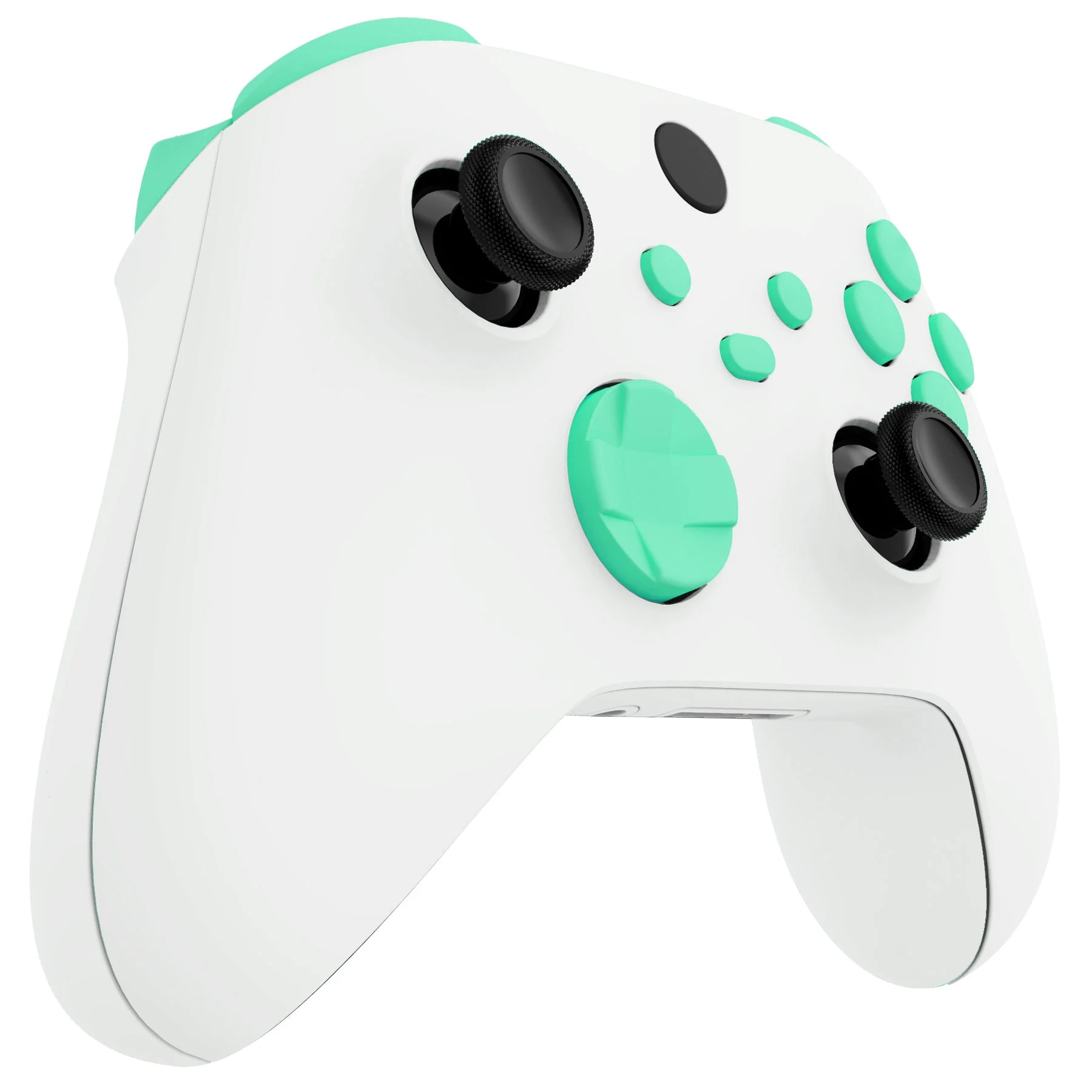 eXtremeRate No Letter Imprint Replacement Full Set Buttons for Xbox Series X & S Controller - Mint Green - Image 5