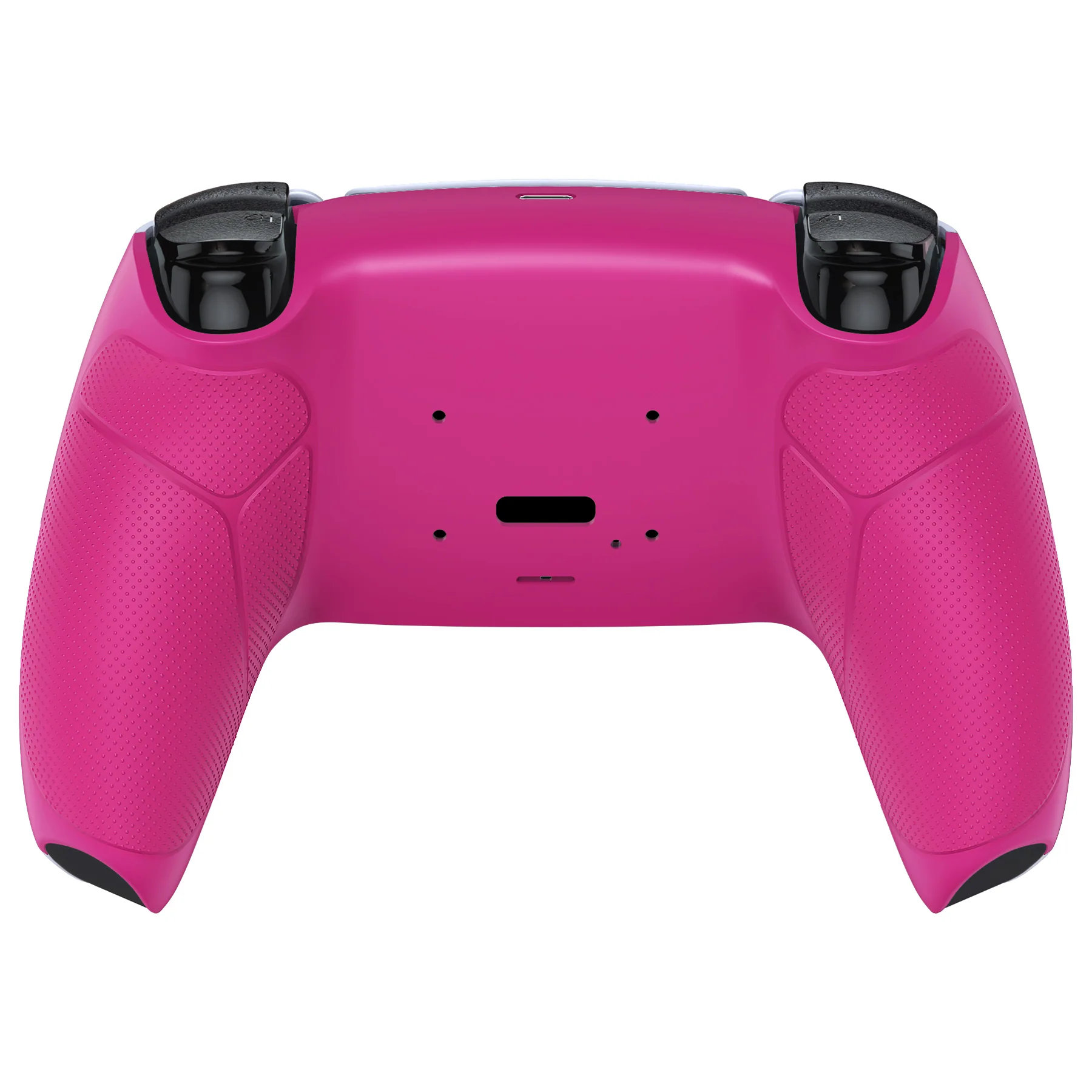 eXtremeRate Performance Grip Redesigned Back Shell for eXtremeRate RISE Remap Kit, Compatible with PS5 Controller - Rubberized Nova Pink - Image 2