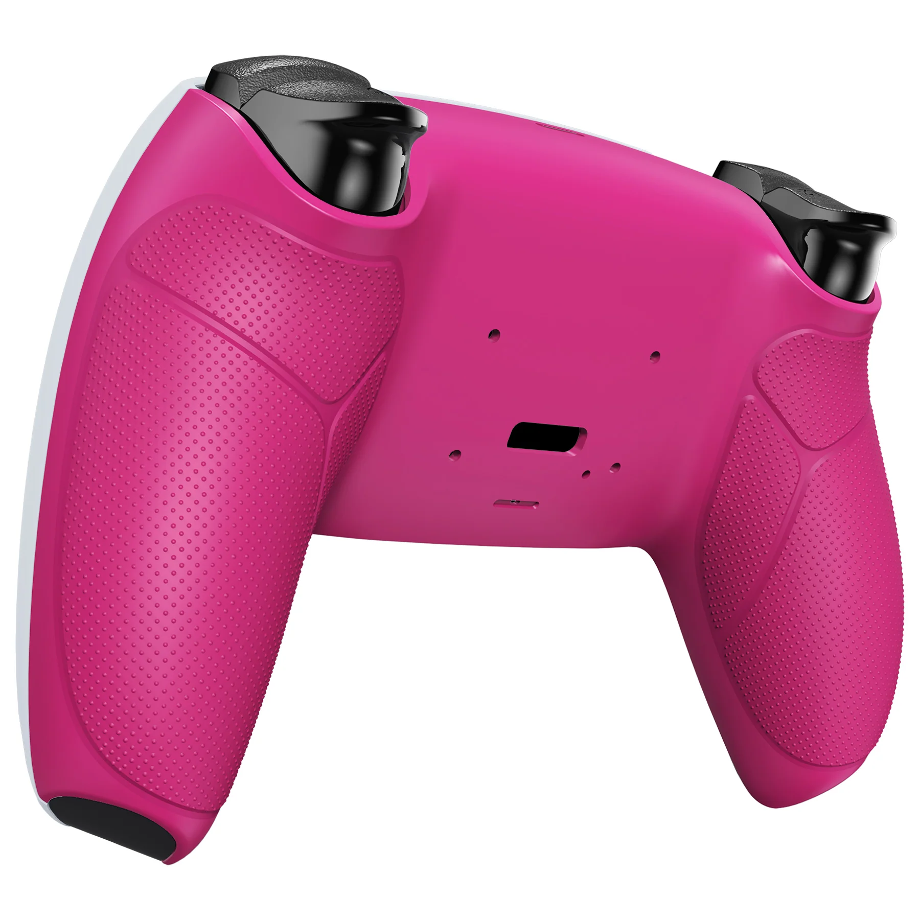 eXtremeRate Performance Grip Redesigned Back Shell for eXtremeRate RISE Remap Kit, Compatible with PS5 Controller - Rubberized Nova Pink - Image 4