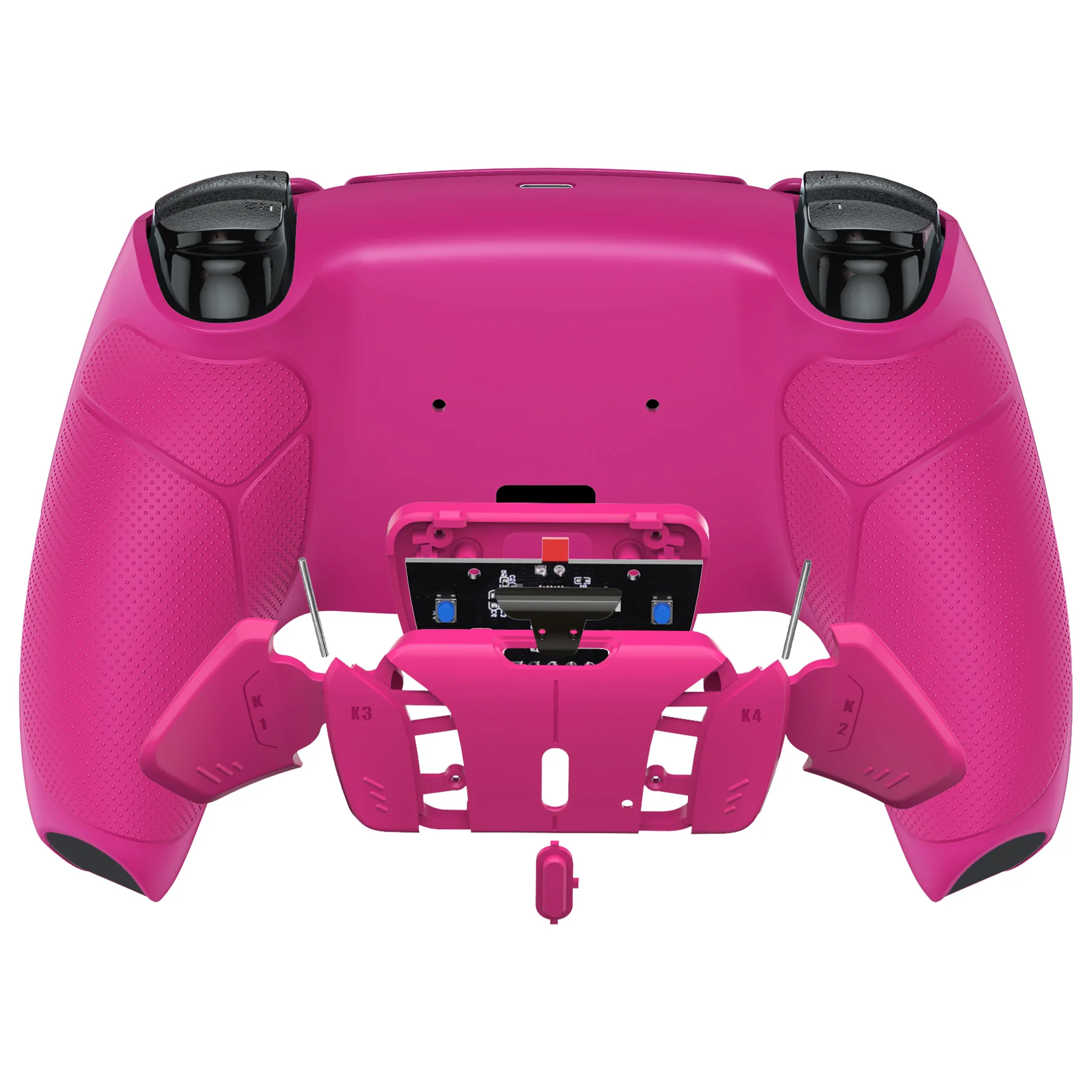 eXtremeRate Remappable RISE4 Remap Kit for PS5 Controller BDM-010/020 - Rubberized Nova Pink - Image 6