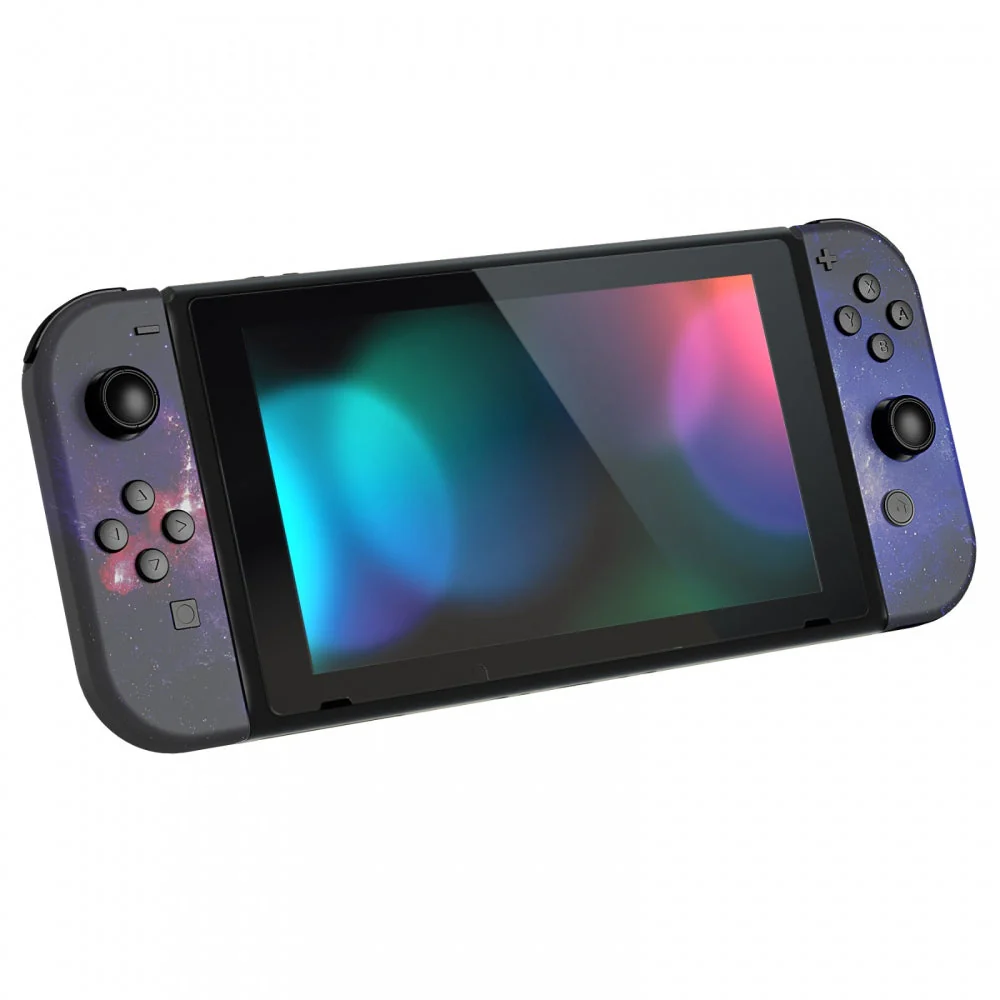 eXtremeRate Replacement Full Set Shells with Buttons for Nintendo Switch - Nubula Galaxy - Image 8