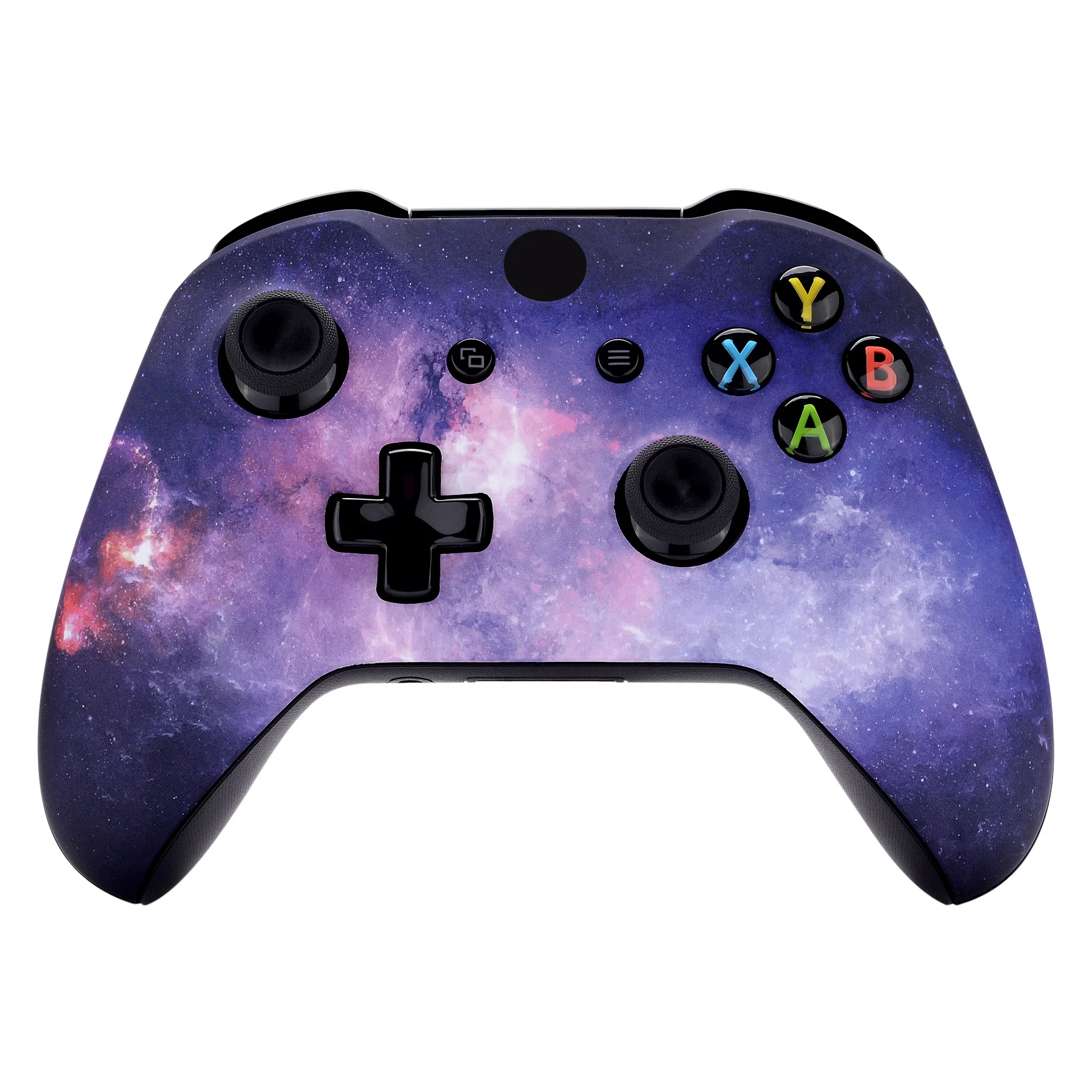 eXtremeRate Replacement Front Housing Shell for Xbox One X & S Controller (Model 1708) - Nebula Galaxy - Image 2