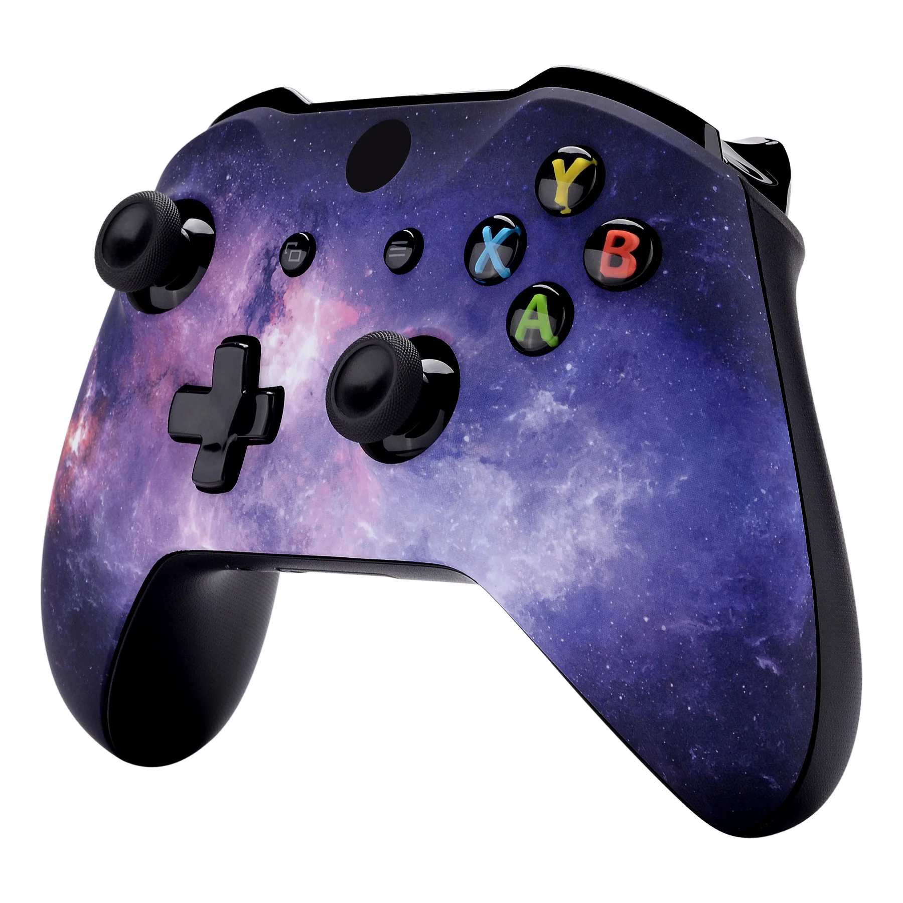 eXtremeRate Replacement Front Housing Shell for Xbox One X & S Controller (Model 1708) - Nebula Galaxy - Image 4