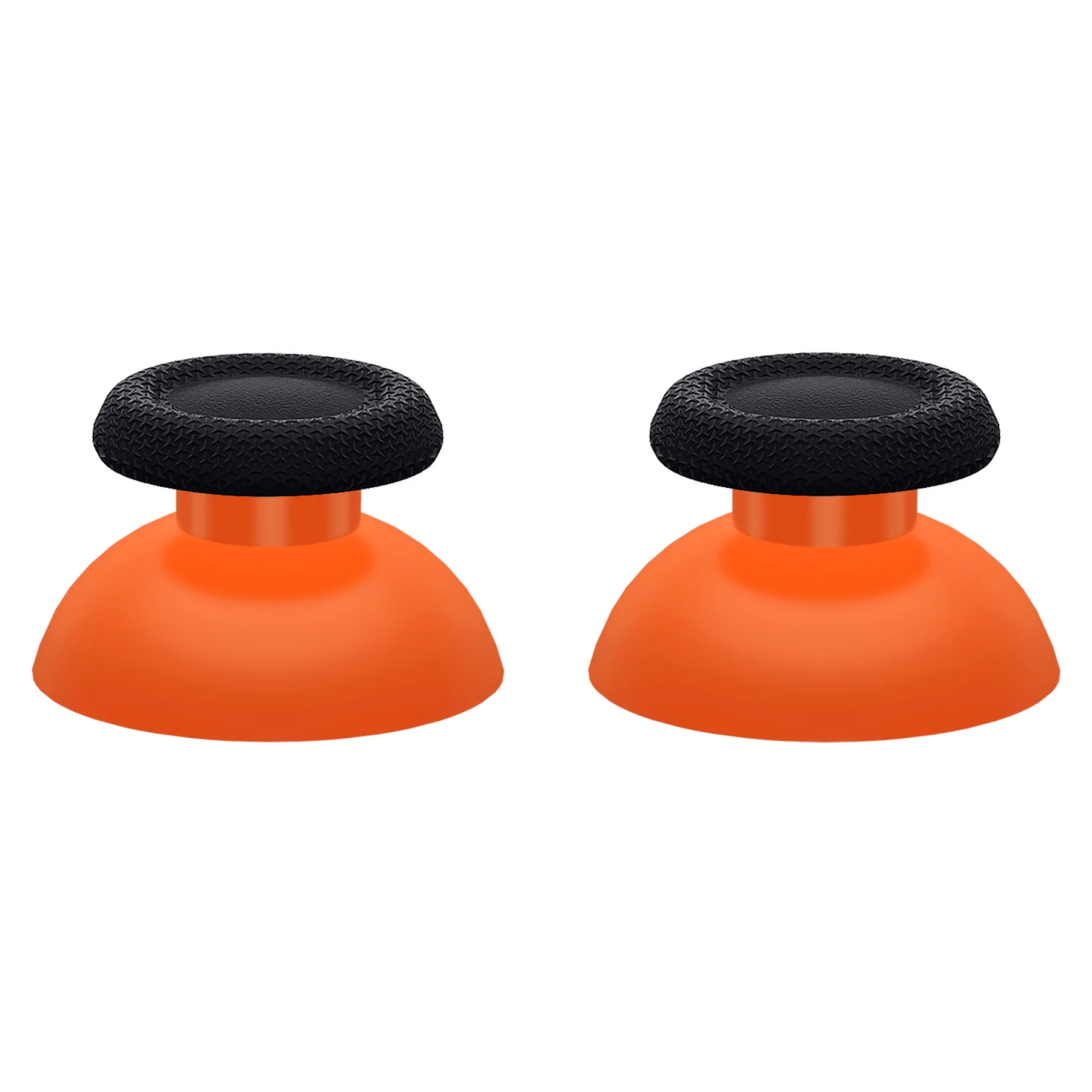 eXtremeRate Replacement Dual-Color Thumbsticks Analog Stick Joystick Compatible with PS5 & PS4 All Model Controller - Orange & Black - Image 5
