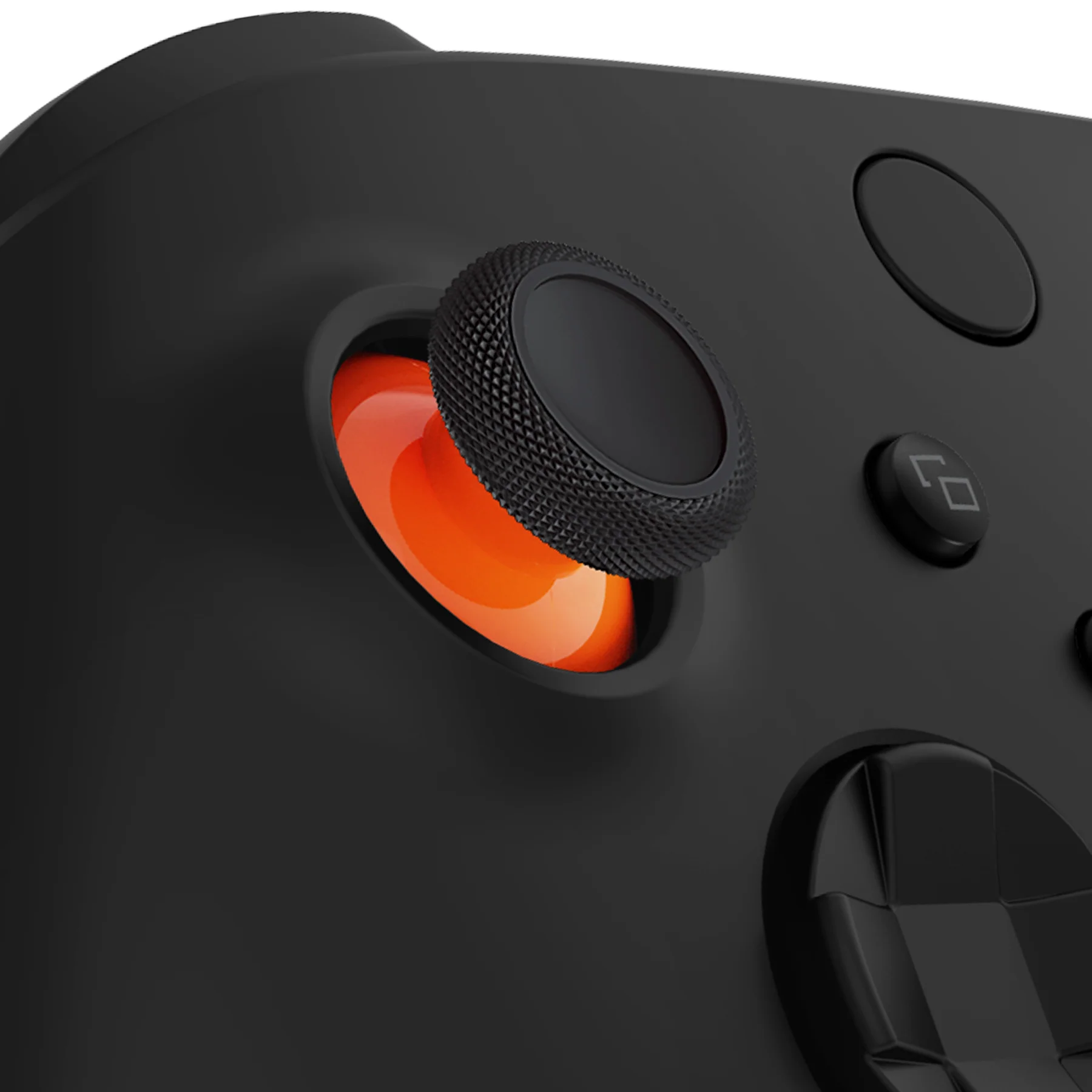 eXtremeRate Replacement Thumbsticks for Xbox Series X/S Controller & Xbox One X/S Controller & Xbox One Standard Controller & Xbox One Elite Controller - Orange & Black - Image 2