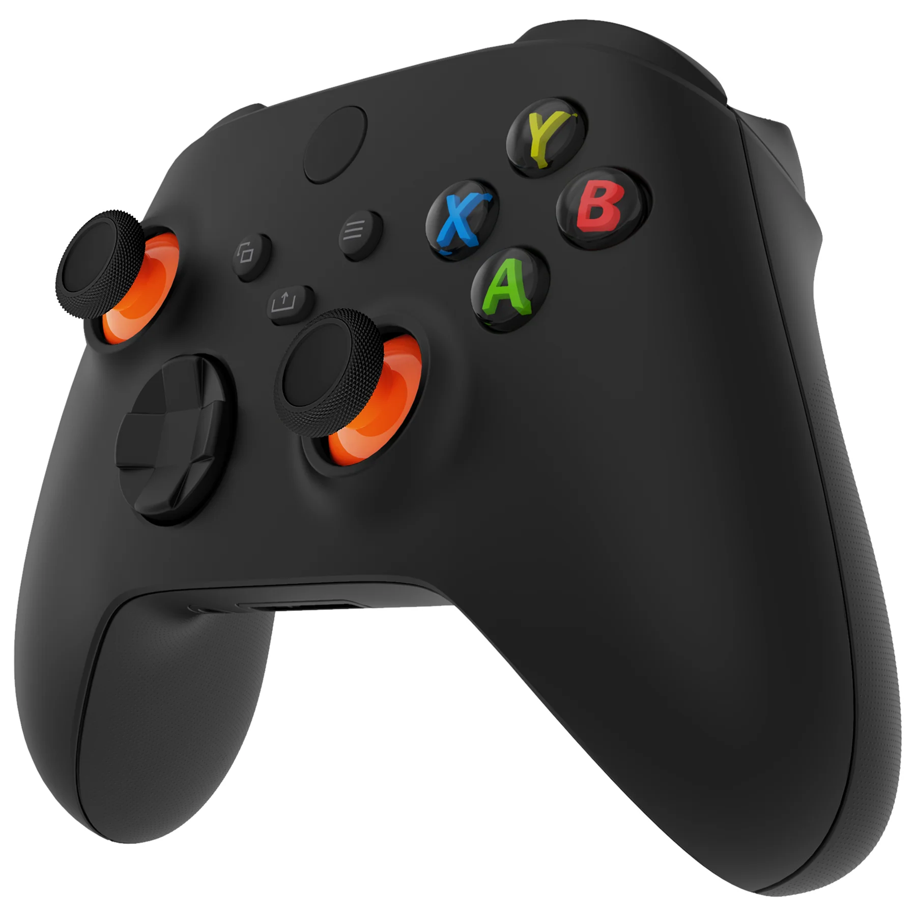 eXtremeRate Replacement Thumbsticks for Xbox Series X/S Controller & Xbox One X/S Controller & Xbox One Standard Controller & Xbox One Elite Controller - Orange & Black - Image 4