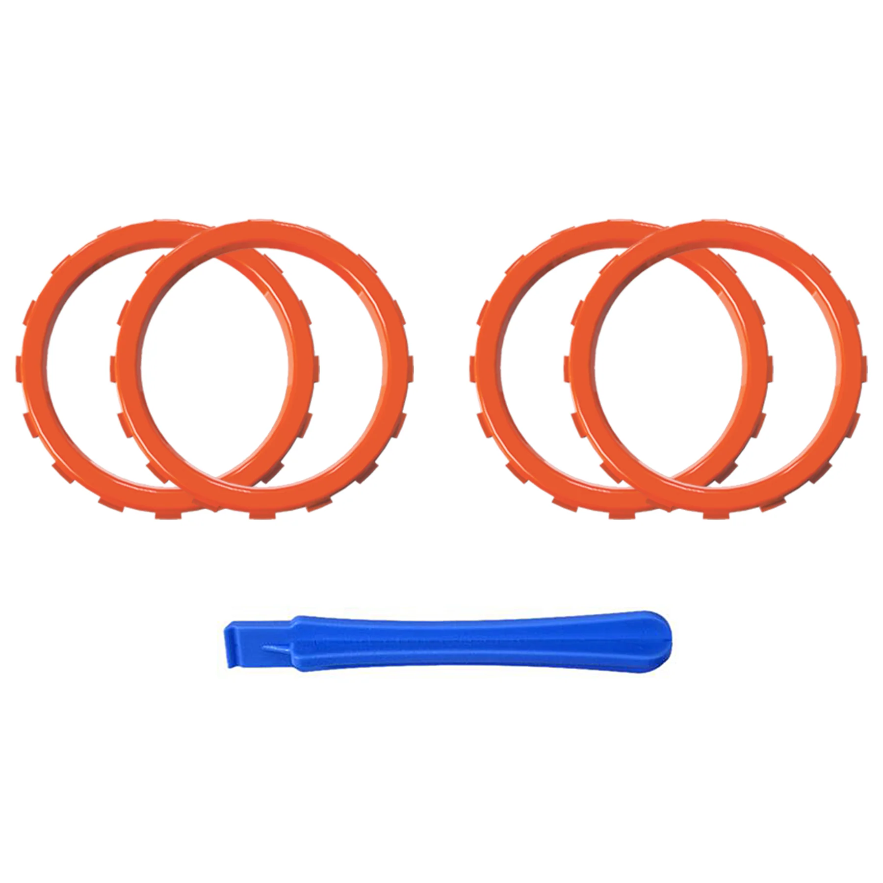 eXtremeRate Custom Accent Rings for Xbox Elite Series 2 Core & for Elite Series 2 & for Xbox One Elite Controller, Compatible with eXtremeRate ASR Version Shell for Xbox Series X/S Controller - Orange - Image 2
