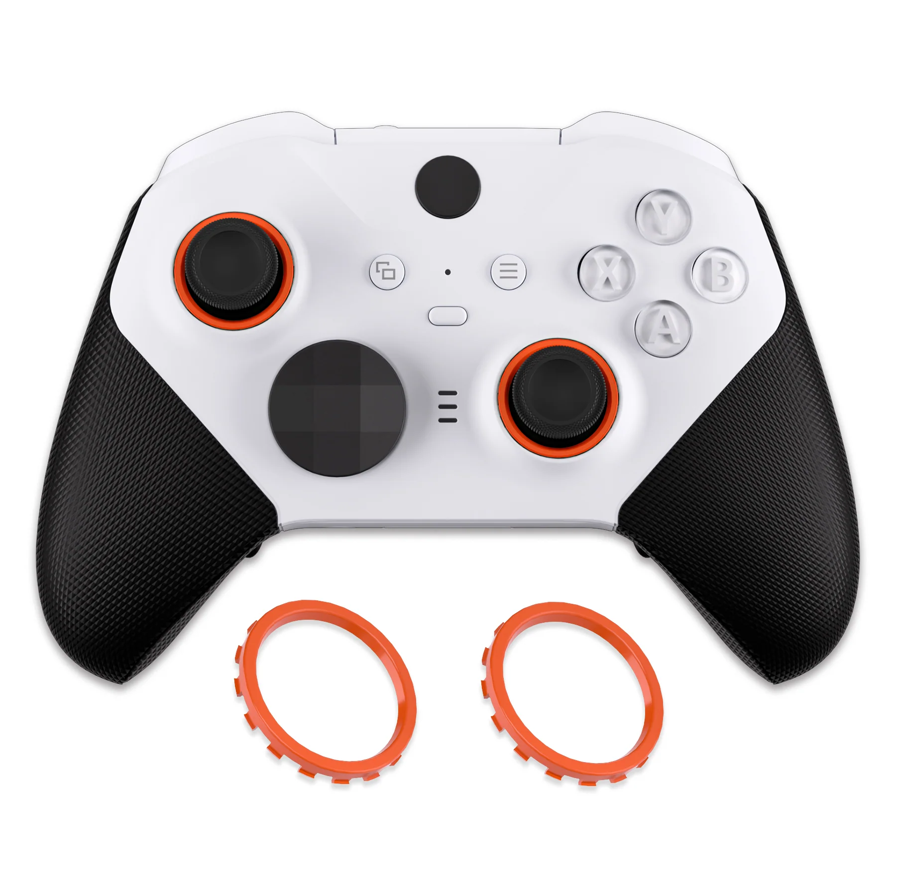 eXtremeRate Custom Accent Rings for Xbox Elite Series 2 Core & for Elite Series 2 & for Xbox One Elite Controller, Compatible with eXtremeRate ASR Version Shell for Xbox Series X/S Controller - Orange - Image 4